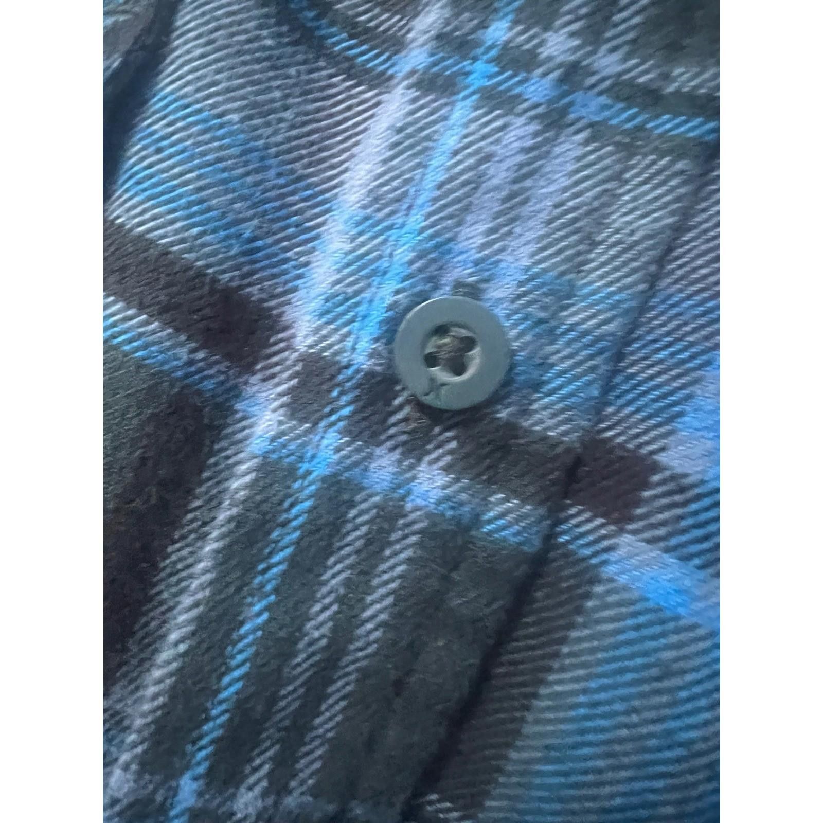 Hurley Hurley Flannel Shirt Long Sleeve Plaid Blue Black Mens Small Size US S / EU 44-46 / 1 - 4 Thumbnail