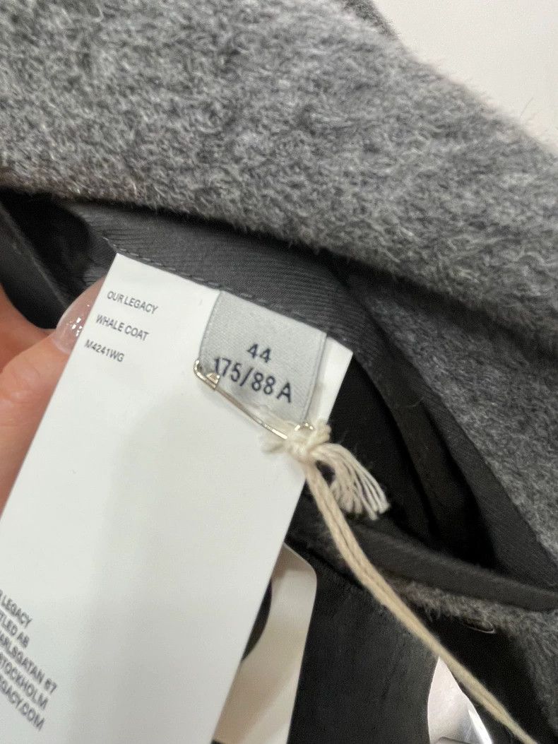 Our Legacy Our Legacy size44 Gray double-breasted overcoat Size US S / EU 44-46 / 1 - 5 Thumbnail