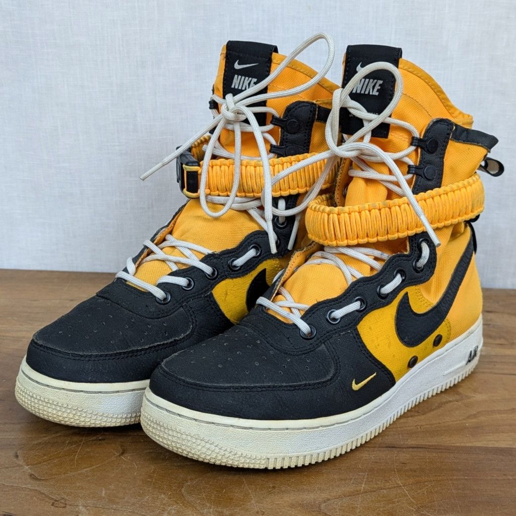 Nike Nike SF Air Force 1 Orange and Black Sneakers US Men's 8 Size US 8 / EU 41 - 1 Thumbnail