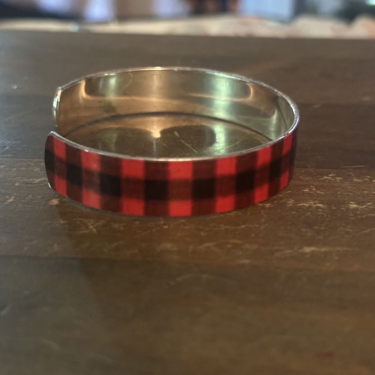 Other Red buffalo check bangle cuff bracelet Size ONE SIZE - 5 Thumbnail