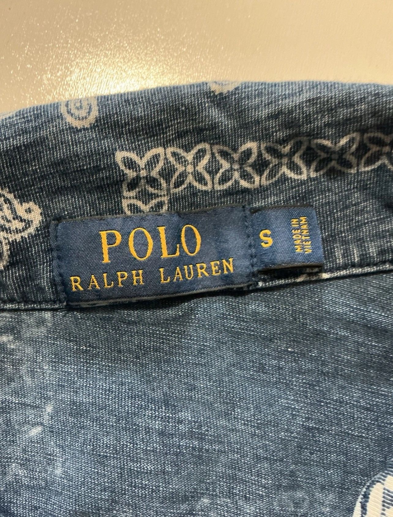 Polo Ralph Lauren Polo Ralph Lauren Bandana Paisley Blue AOP S/S Polo Shirt Size US S / EU 44-46 / 1 - 6 Thumbnail
