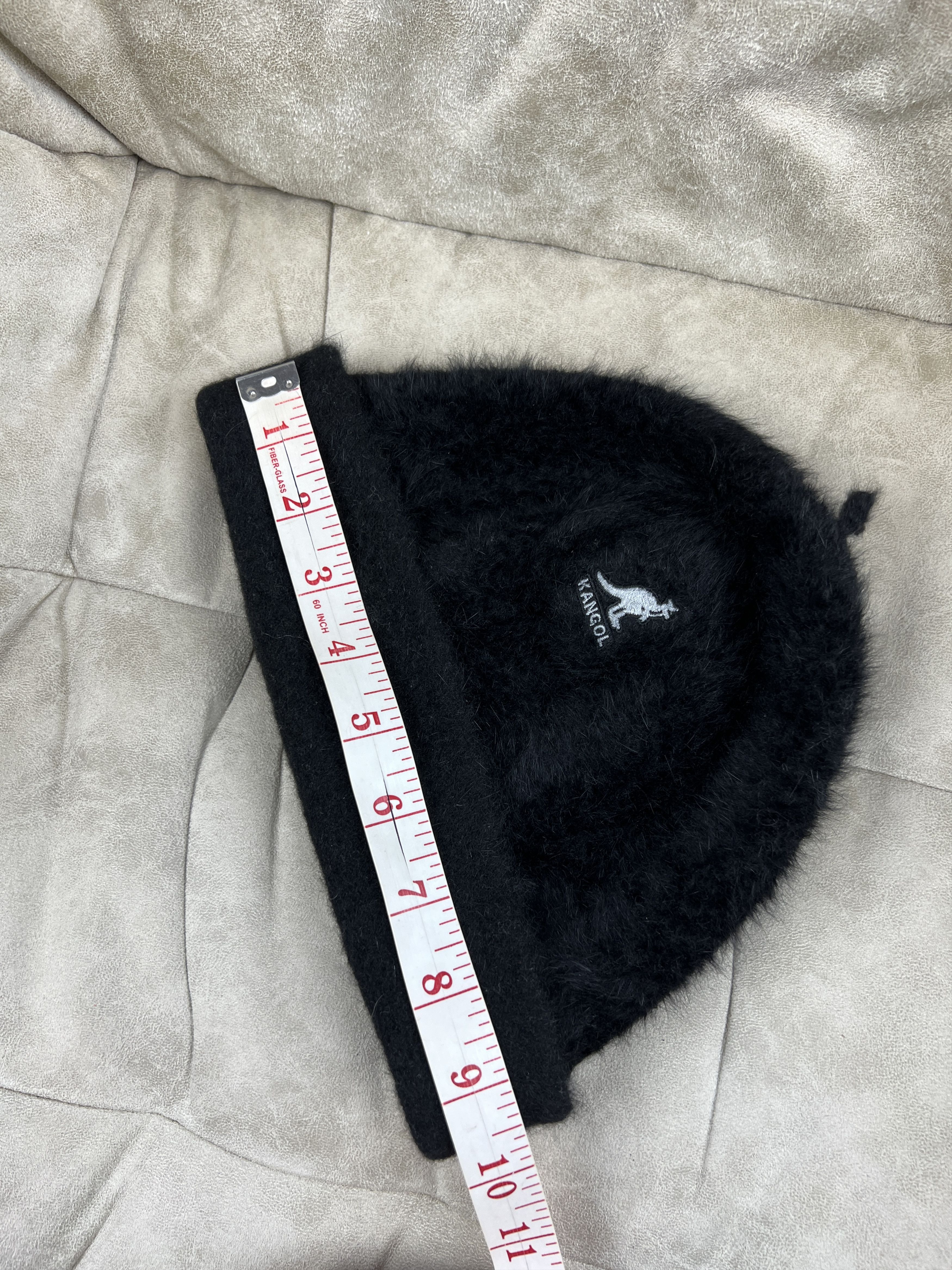 Kangol Vintage Kangol Black Angora Beanie Beanie Hat Mohair Style Size ONE SIZE - 9 Thumbnail