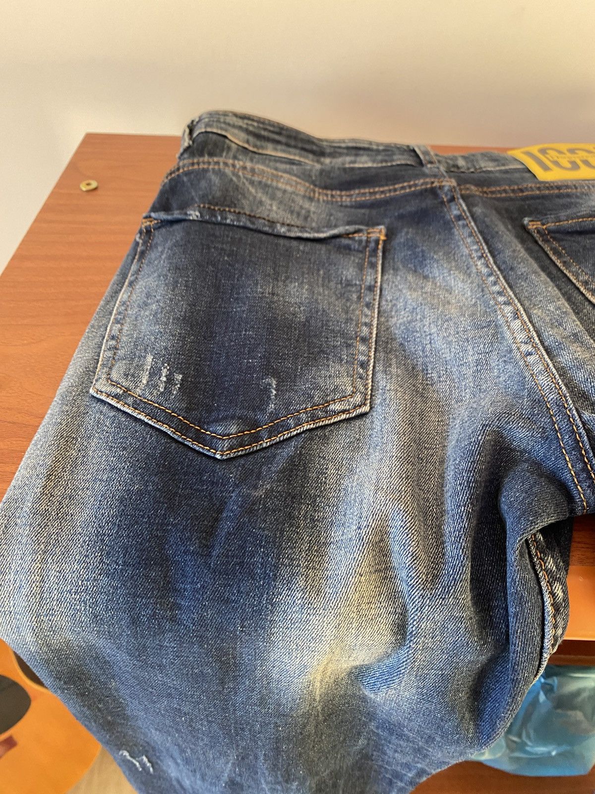 Dsquared2 DS2 Paint Distressed ICON Jeans Size US 34 / EU 50 - 12 Thumbnail