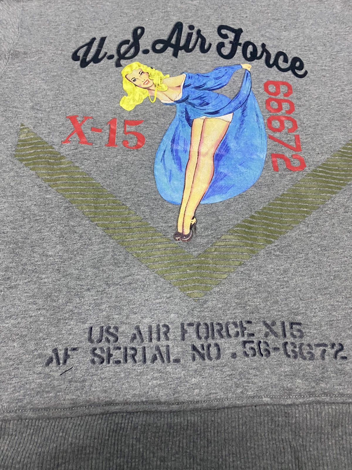 Avirex 💥RARE💥PRINT AVIREX LITTLE JOE THE II ❌ BELLE U.S.AIR FORCE Size US M / EU 48-50 / 2 - 4 Thumbnail