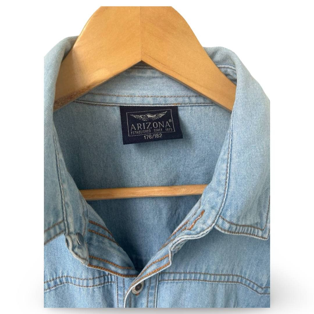 Arizona Jean Co. Arizona denim shirt #641 Size US L / EU 52-54 / 3 - 2 Thumbnail