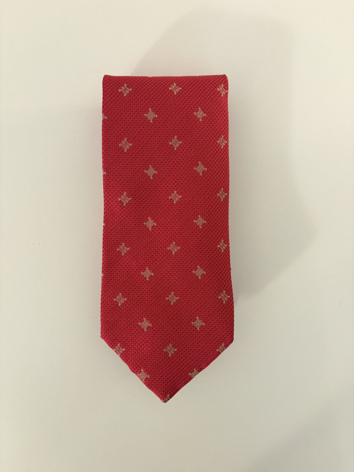 Celine Vintage Celine Gold Logo Tie Size ONE SIZE - 1 Thumbnail