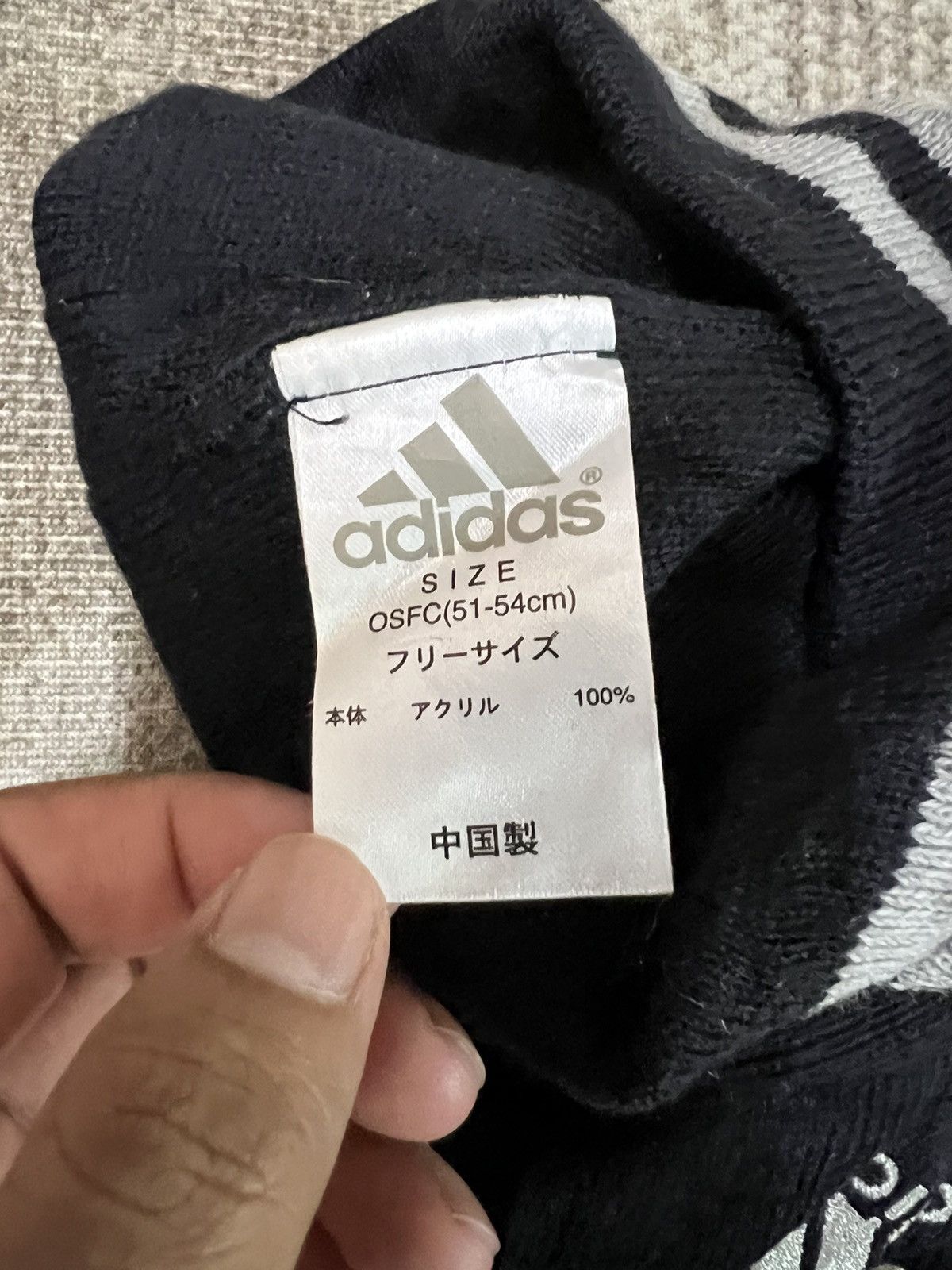 Adidas Adidas Big Logo Beanie Hats Size ONE SIZE - 7 Thumbnail