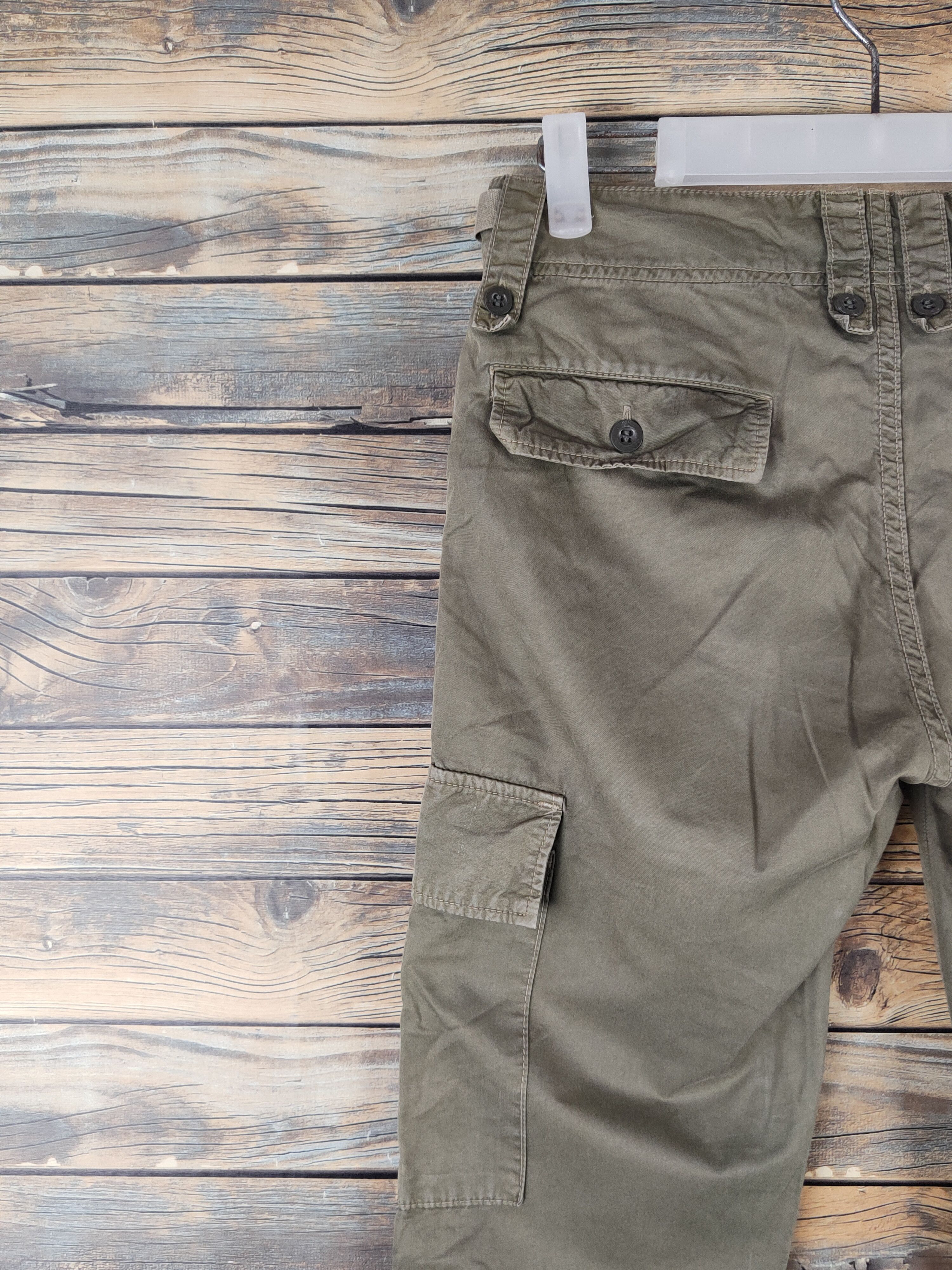 Tomorrowland DL Macphee Tomorrow Land Olive Multipocket Cargo Pants #2379 Size 26" / US 2 / IT 38 - 8 Thumbnail