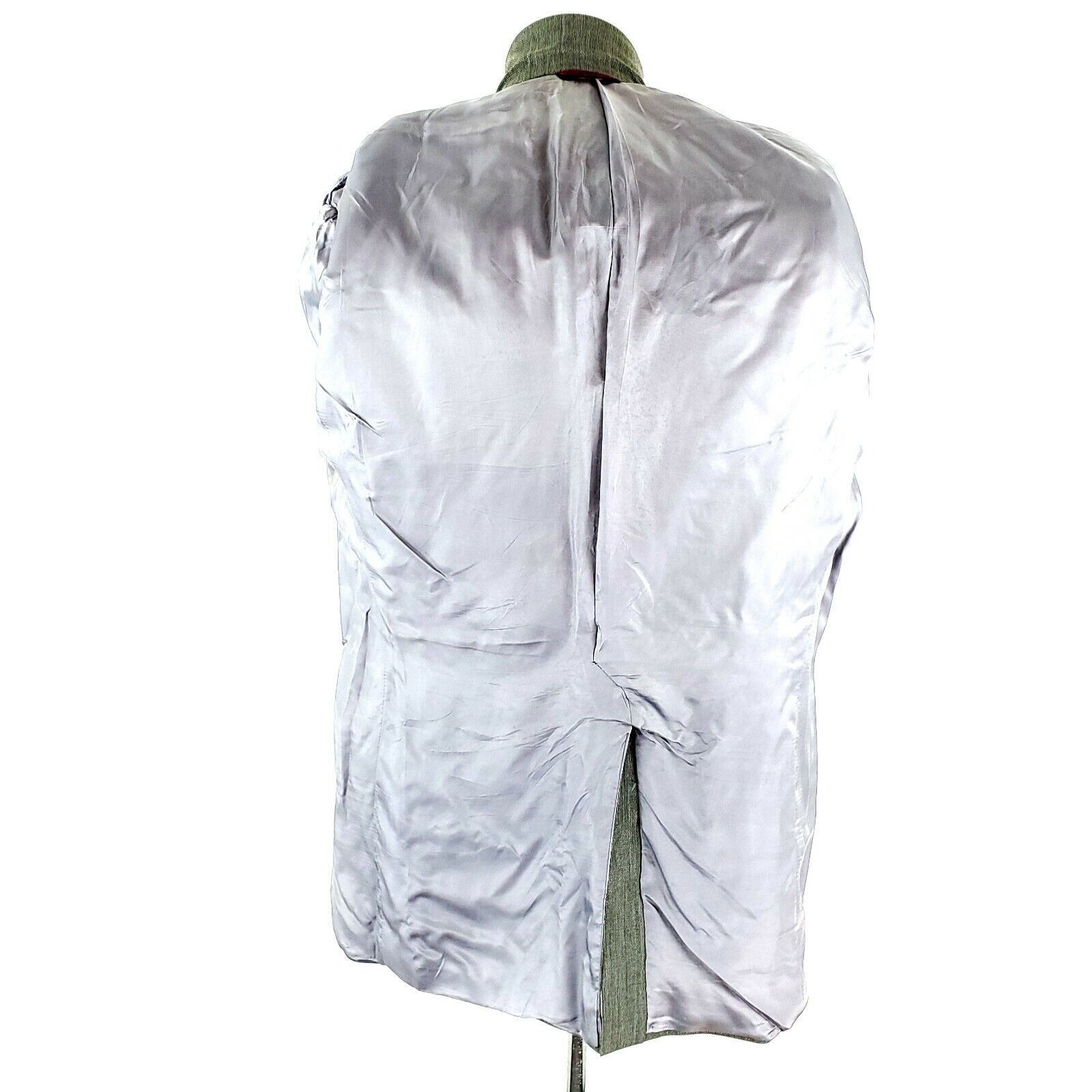 Hart Schaffner Marx Hart Schaffner Marx Wool 2 Button Blazer 42L Gray Check Spor Size 42L - 12 Thumbnail