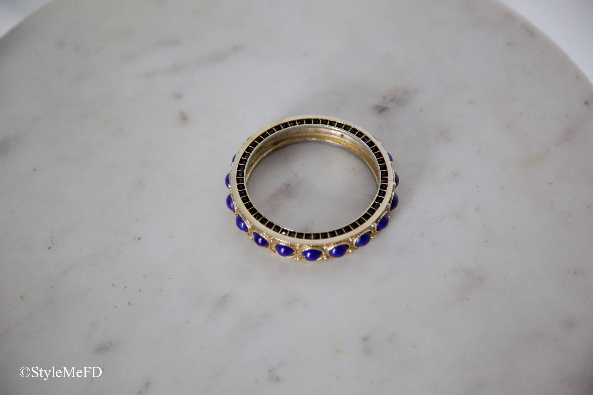 House of Harlow House of Harlow 1960 Cabochon Side Studded Bangle Size ONE SIZE - 1 Thumbnail