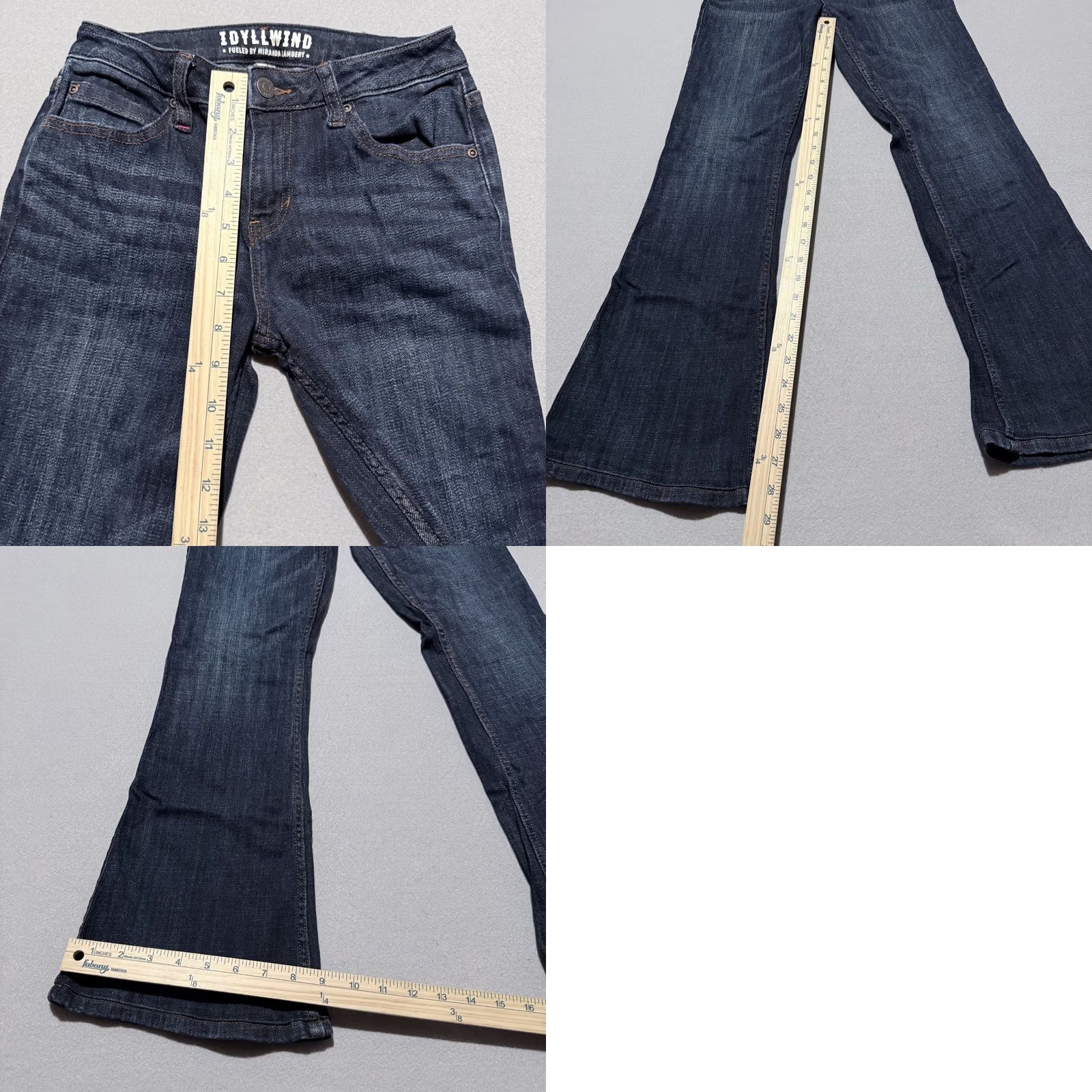 Vintage Idyllwind Boots? No, Bootcut Jeans Women's Blue Denim - 2Wx32L - Idyllwind - Jeans - Blue - Women - Regular - 2W x 32L Size 26" / US 2 / IT 38 - 9 Thumbnail