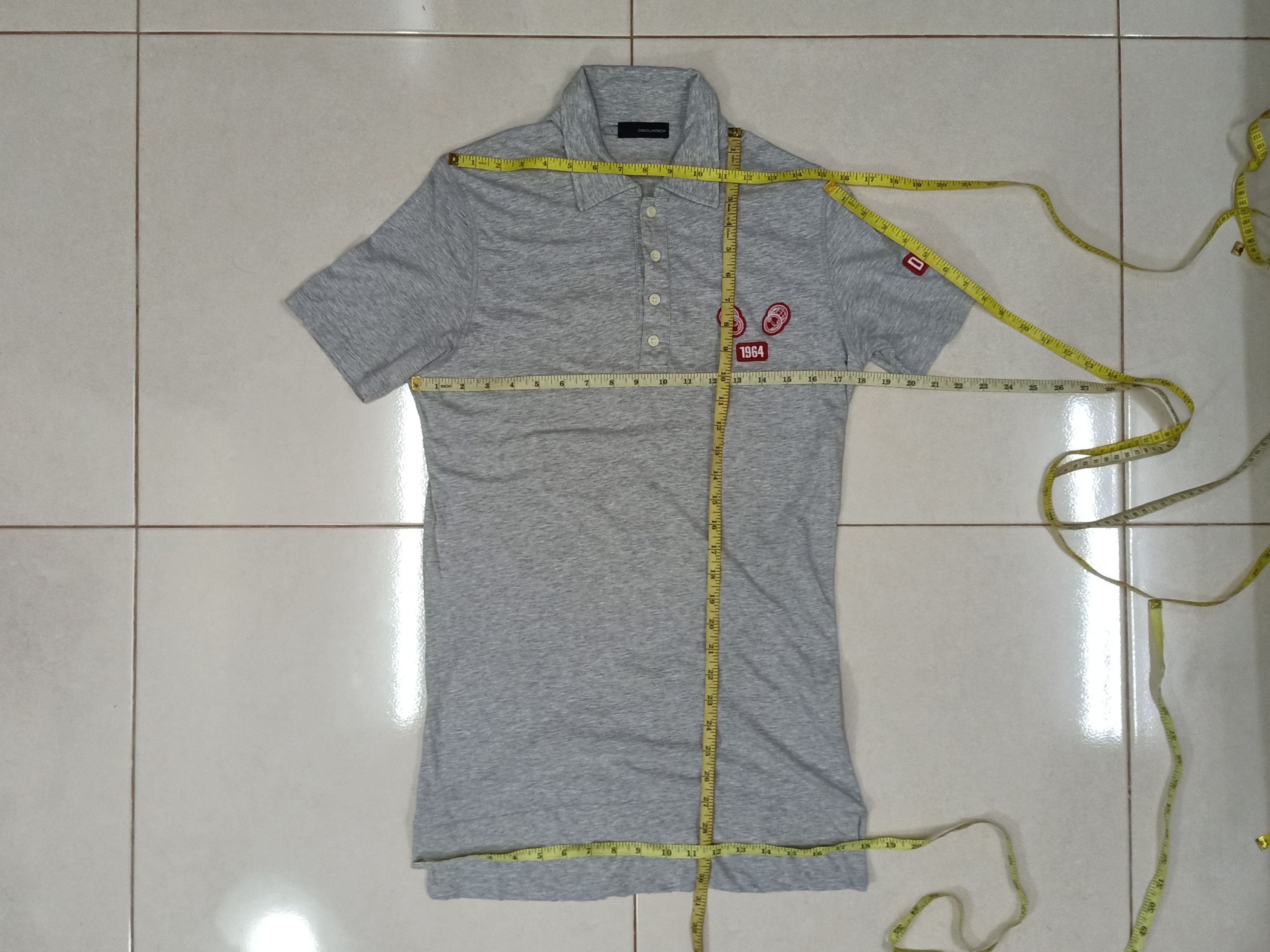 Dsquared2 DSQUARED2 Made in Italy Gray Polo Size US L / EU 52-54 / 3 - 9 Thumbnail