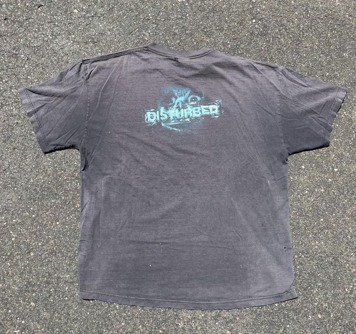 Vintage Vintage Faded Disturbed T-Shirt Size US L / EU 52-54 / 3 - 2 Thumbnail