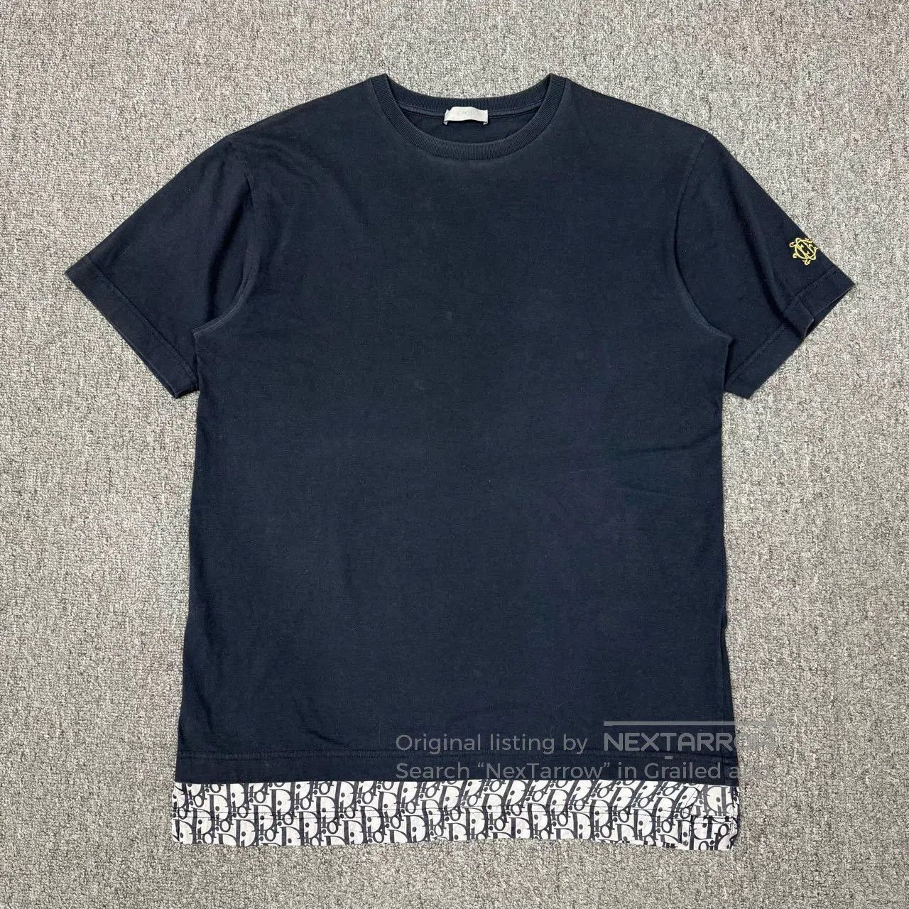 Dior black logo print short sleeve t-shirt. Size US S / EU 44-46 / 1 - 1 Thumbnail