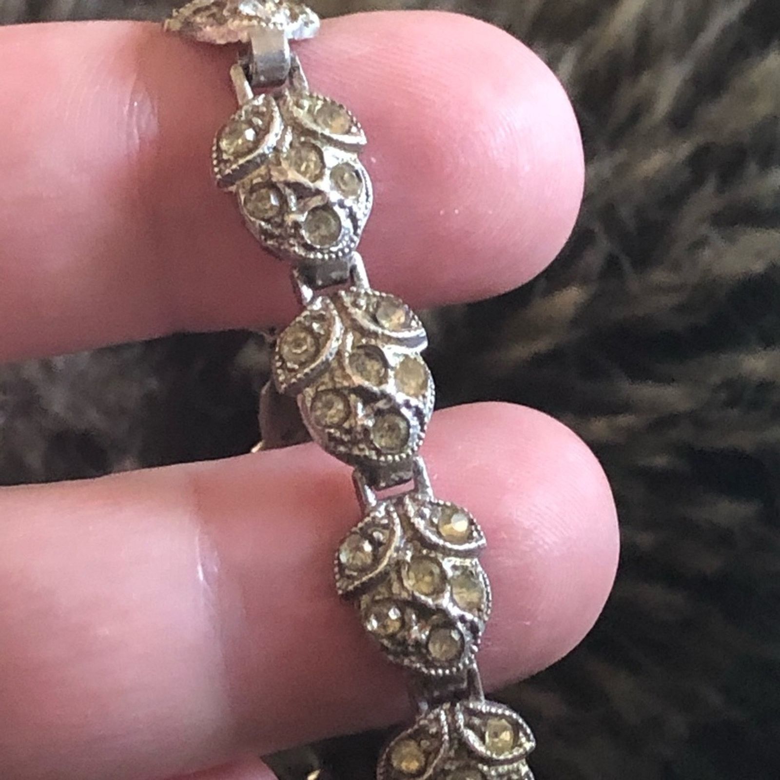Jewelry Antique Art Deco Binder Brothers sterling bracelet Size ONE SIZE - 8 Thumbnail