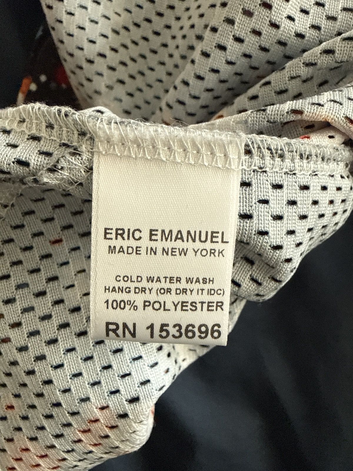 Eric Emanuel Shirts paint splatter mesh-black red Size US 32 / EU 48 - 6 Thumbnail