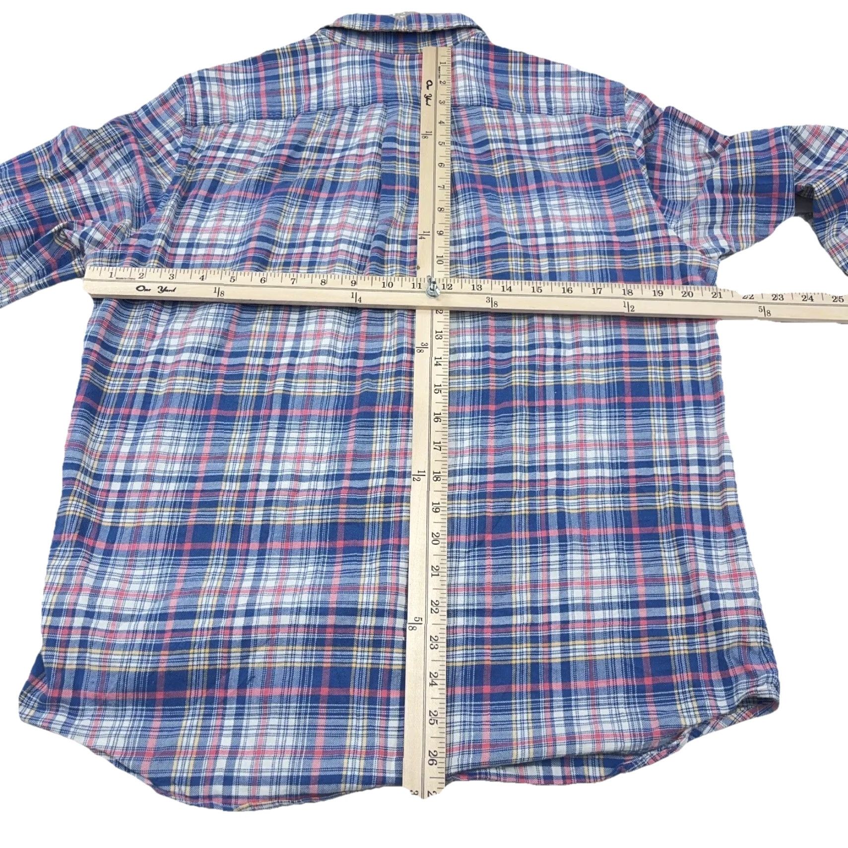 Vineyard Vines Vineyard Vines Flannel Shirt Men M Blue Pink Plaid Button-Up Slim Longshore Size US M / EU 48-50 / 2 - 5 Thumbnail