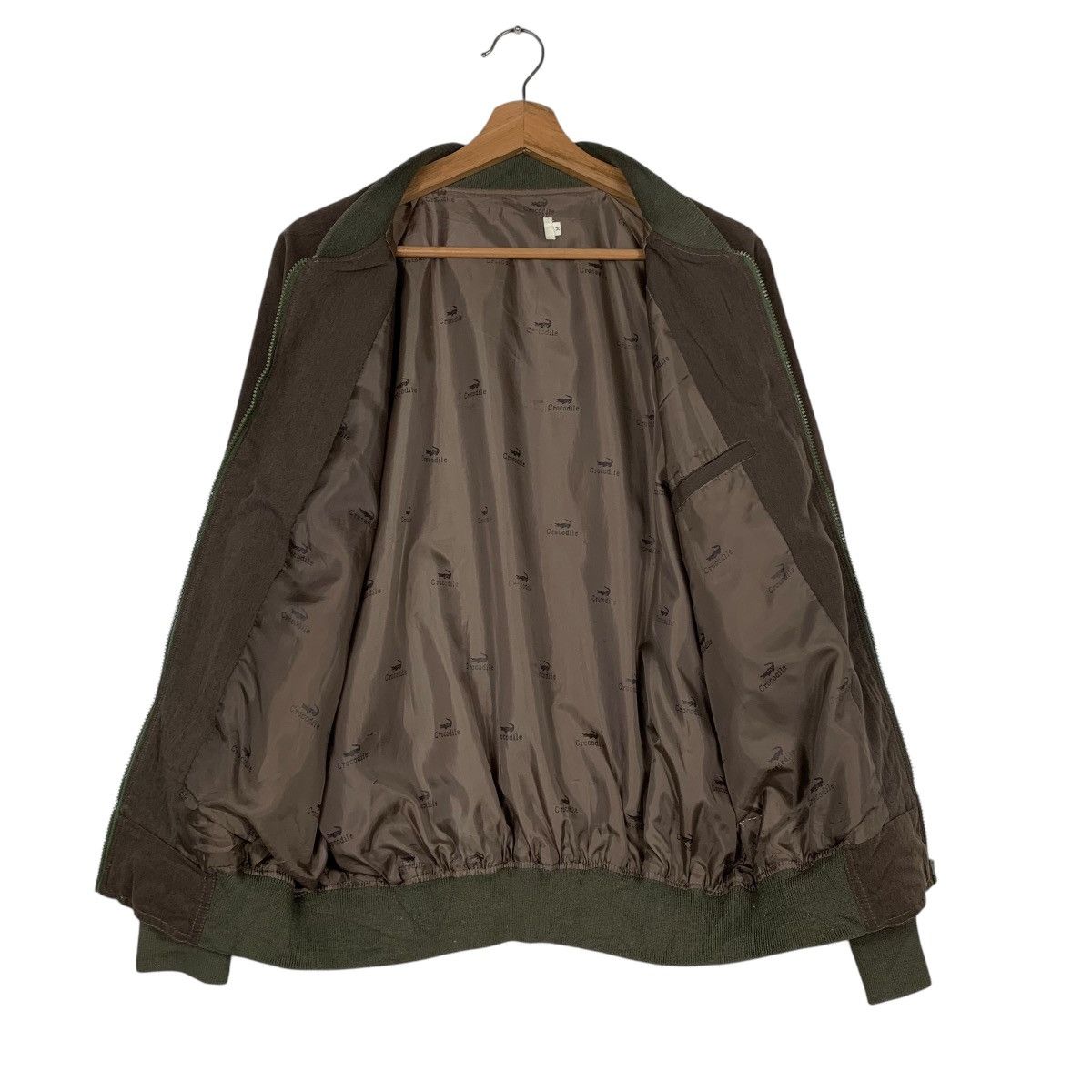 Lacoste Vintage Crocodile Fleece Bomber Jacket Size US M / EU 48-50 / 2 - 11 Thumbnail