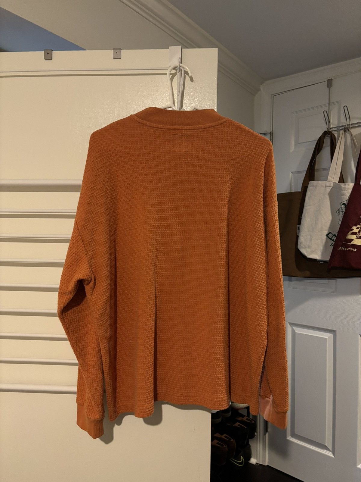 Brain Dead Qaffle Knit Mockneck T-Shirt Size US L / EU 52-54 / 3 - 2 Thumbnail