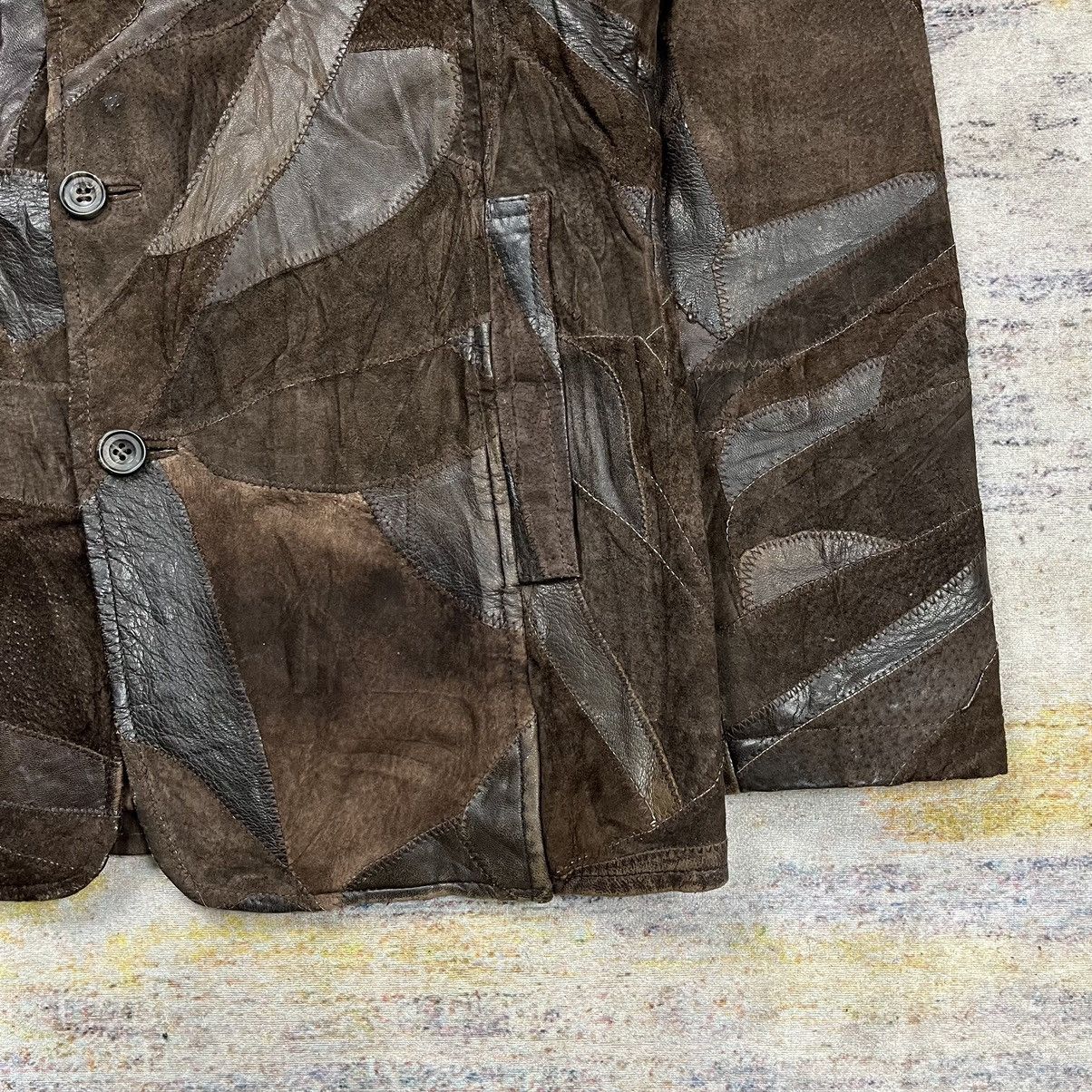 Tornado Mart GRAIL Crazy Tornado Mart japan patchwork leather jacket Size US M / EU 48-50 / 2 - 5 Thumbnail