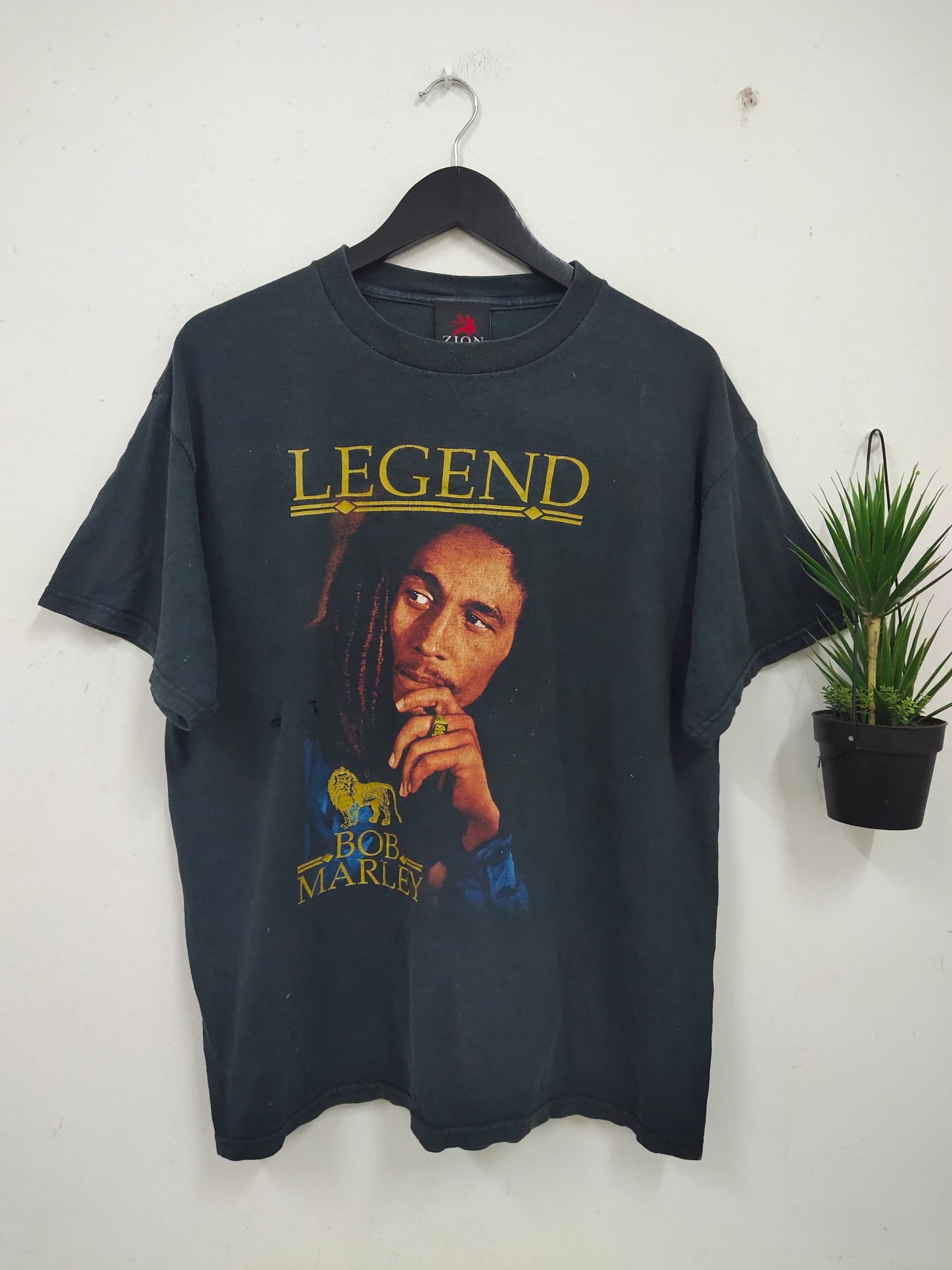 Band Tees Vintage 90s Bob Marley Photoprint band tshirt Size US L / EU 52-54 / 3 - 1 Thumbnail