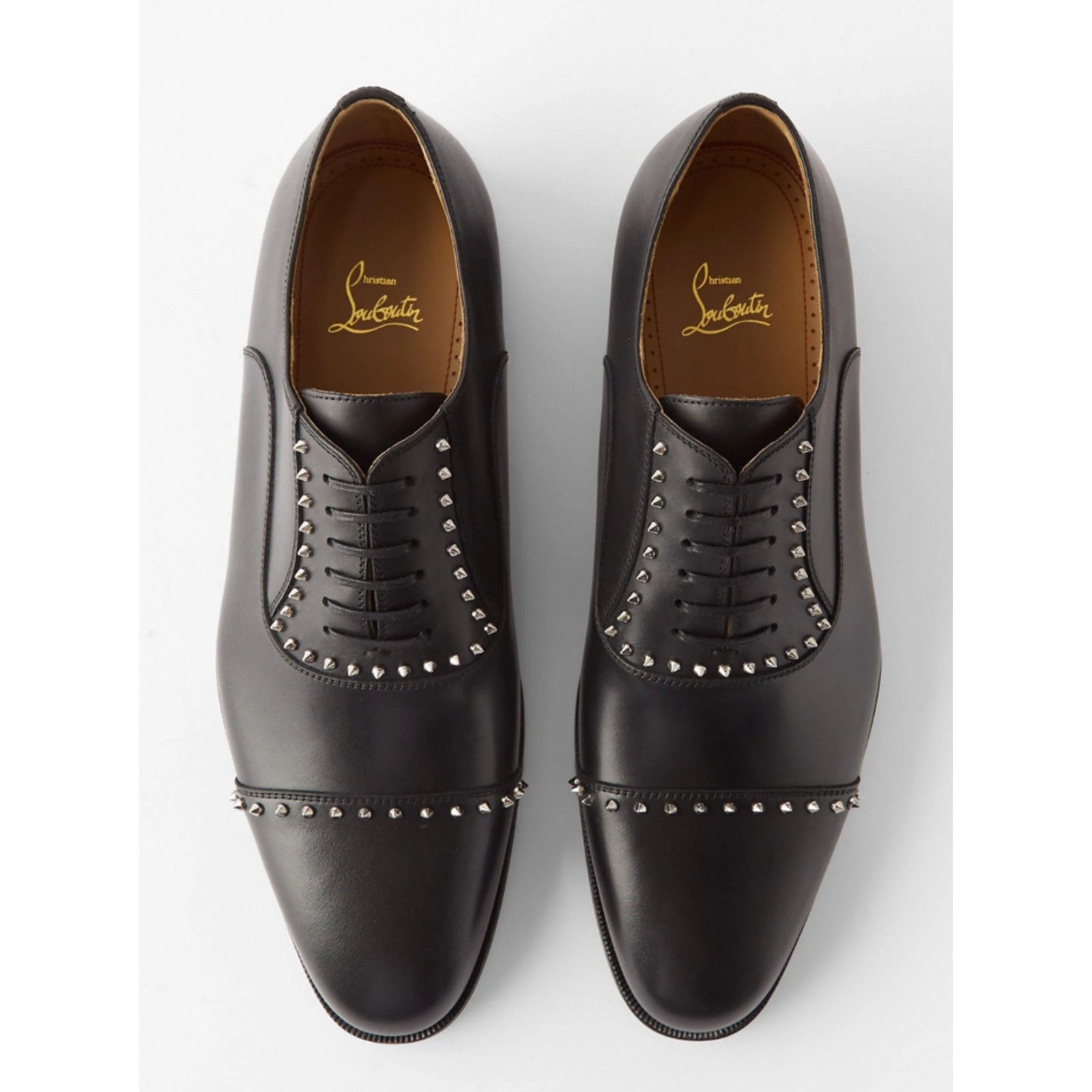 Christian Louboutin Christian Louboutin Leather Spike Oxford Dress Loafer 40 7 Size US 7 / EU 40 - 8 Thumbnail