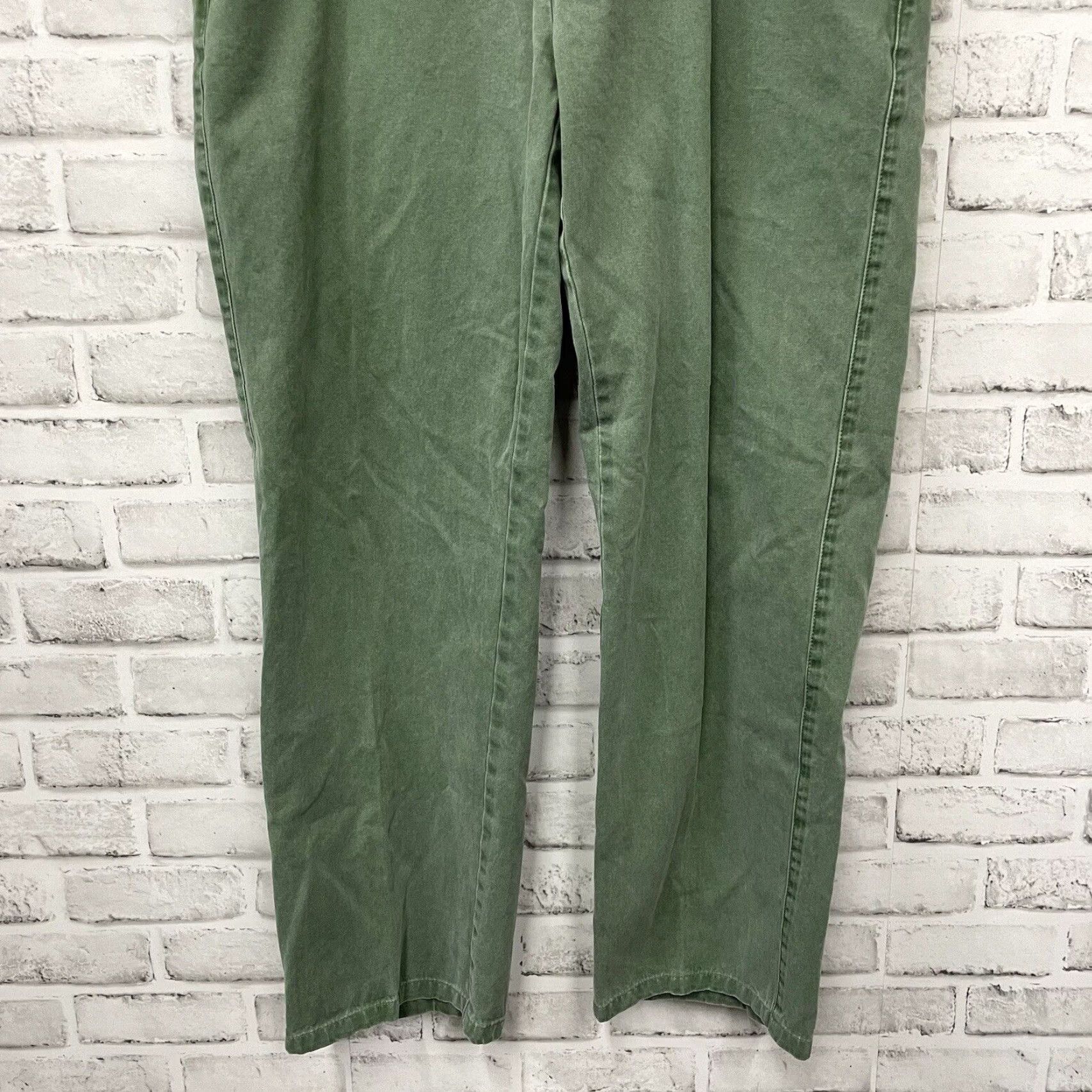 Peter Millar PETER MILLAR Green Straight Leg Jeans Mens Size 32x28 Size US 32 / EU 48 - 3 Thumbnail