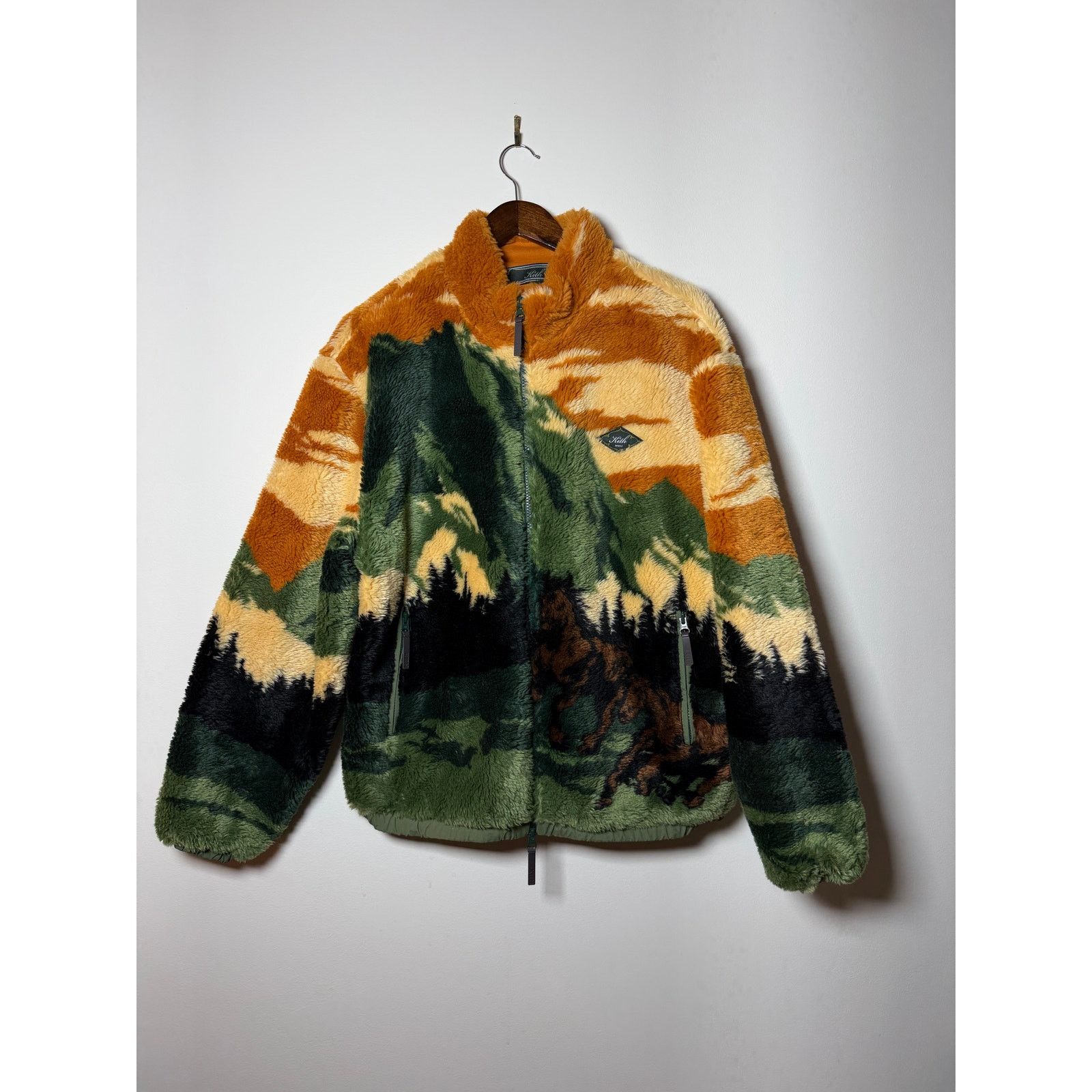 kith pinehurst sherpa full zip bergamot jacket FW23