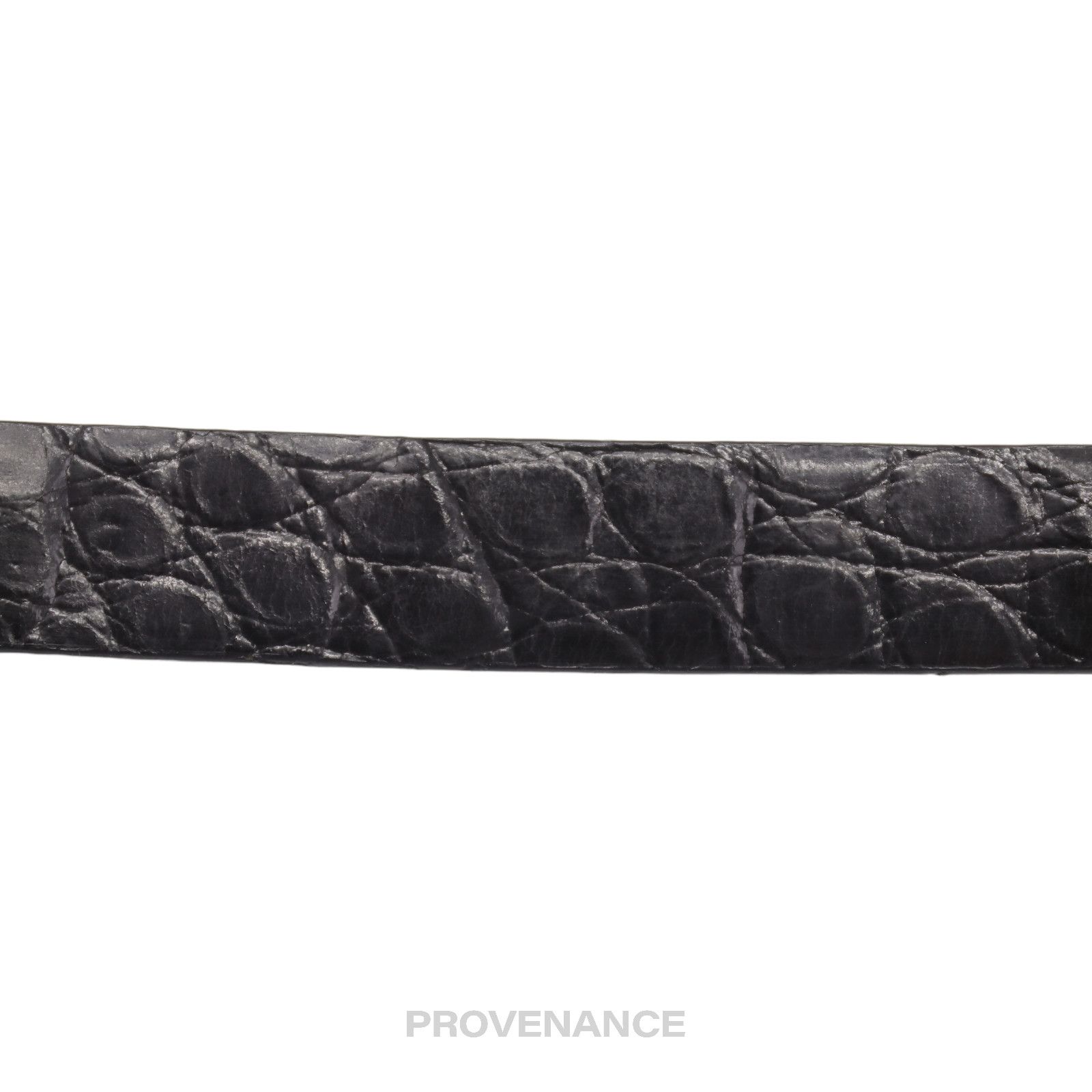 Gucci 🔴 Gucci Belt - Black Crocodile Leather Size ONE SIZE - 3 Thumbnail