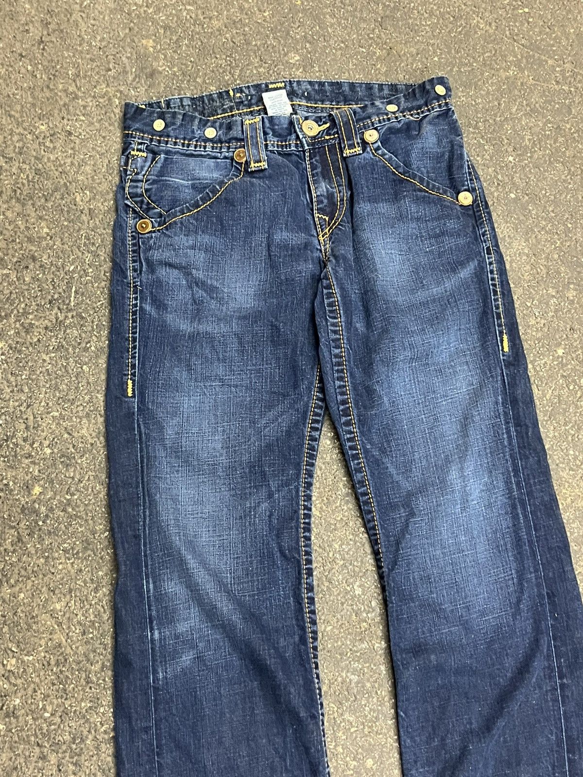 True Religion × Vintage True religion y2k baggy fit denim pants hype rare skater Size US 34 / EU 50 - 8 Thumbnail