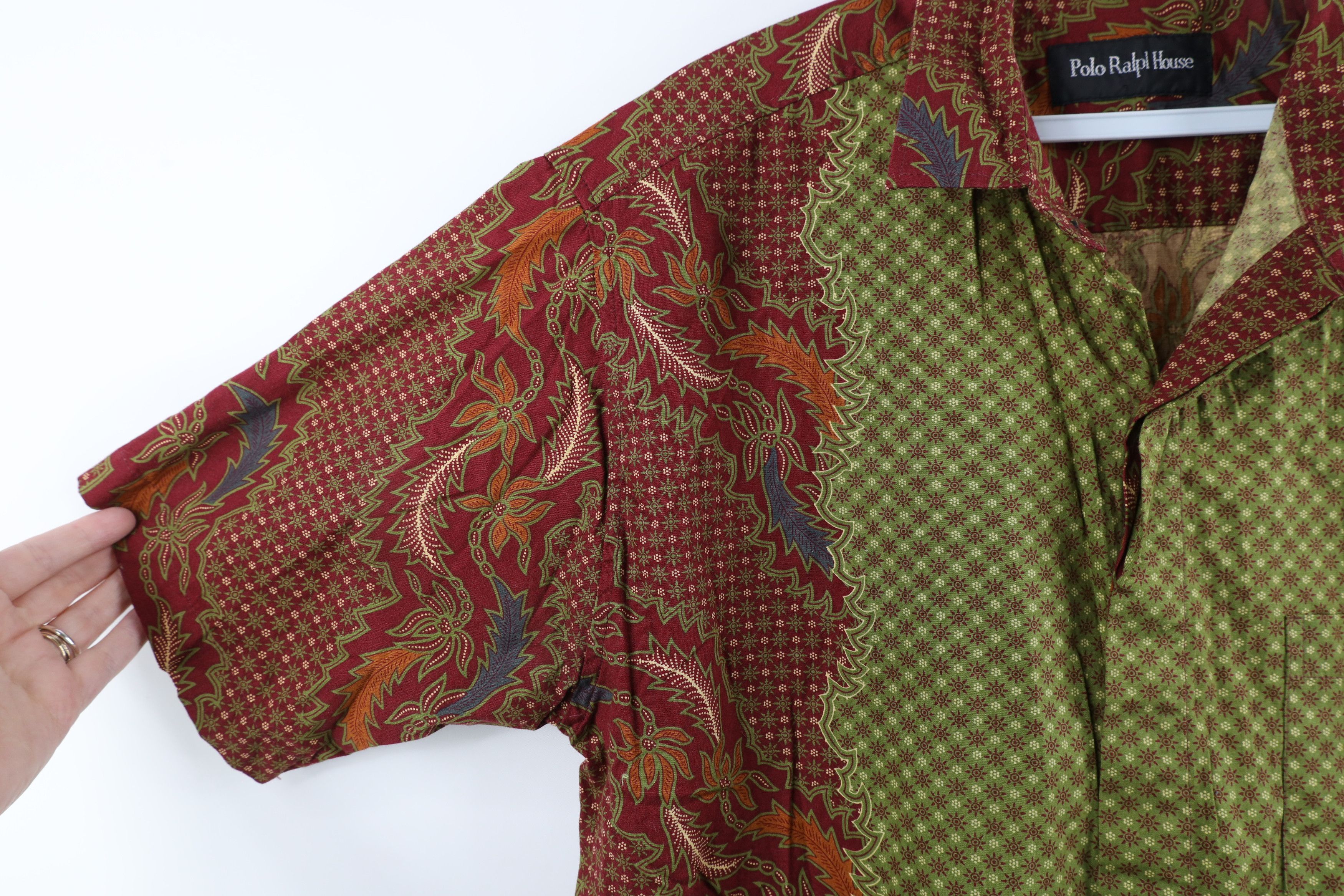 Vintage Vintage 90s Streetwear Paisley Camp Collar Button Shirt Size US XL / EU 56 / 4 - 4 Thumbnail