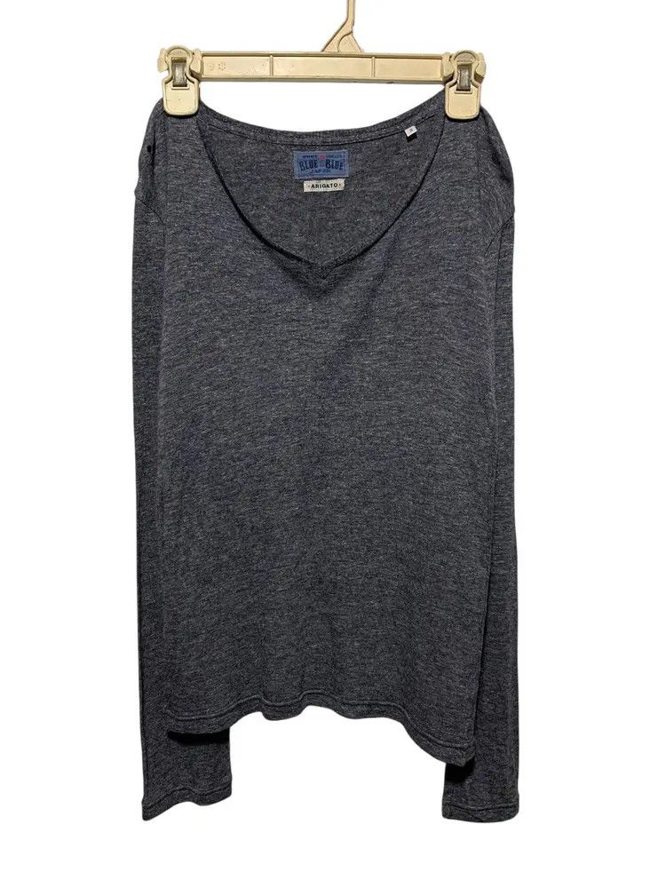 Blue Blue Japan Vintage Blue Blue Japan pure indigo longsleeve arigato Size US S / EU 44-46 / 1 - 2 Thumbnail