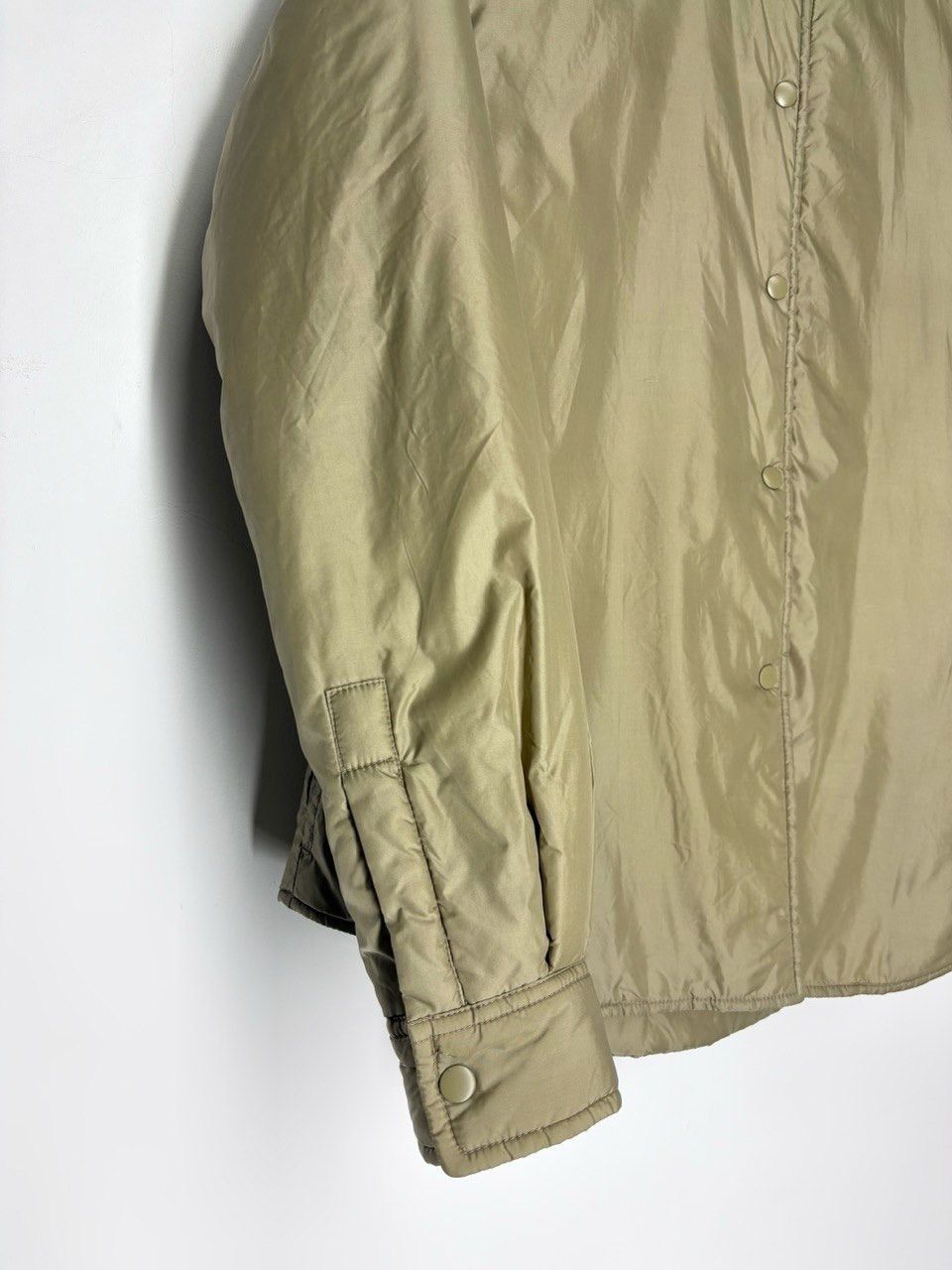 Aspesi Alberto Aspesi Padded Nylon Overshirt Snap Button Size US S / EU 44-46 / 1 - 3 Thumbnail