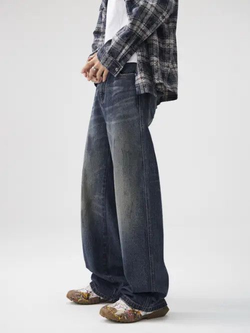 VIBE American retro dirty washed jeans Size US 32 / EU 48 - 3 Thumbnail
