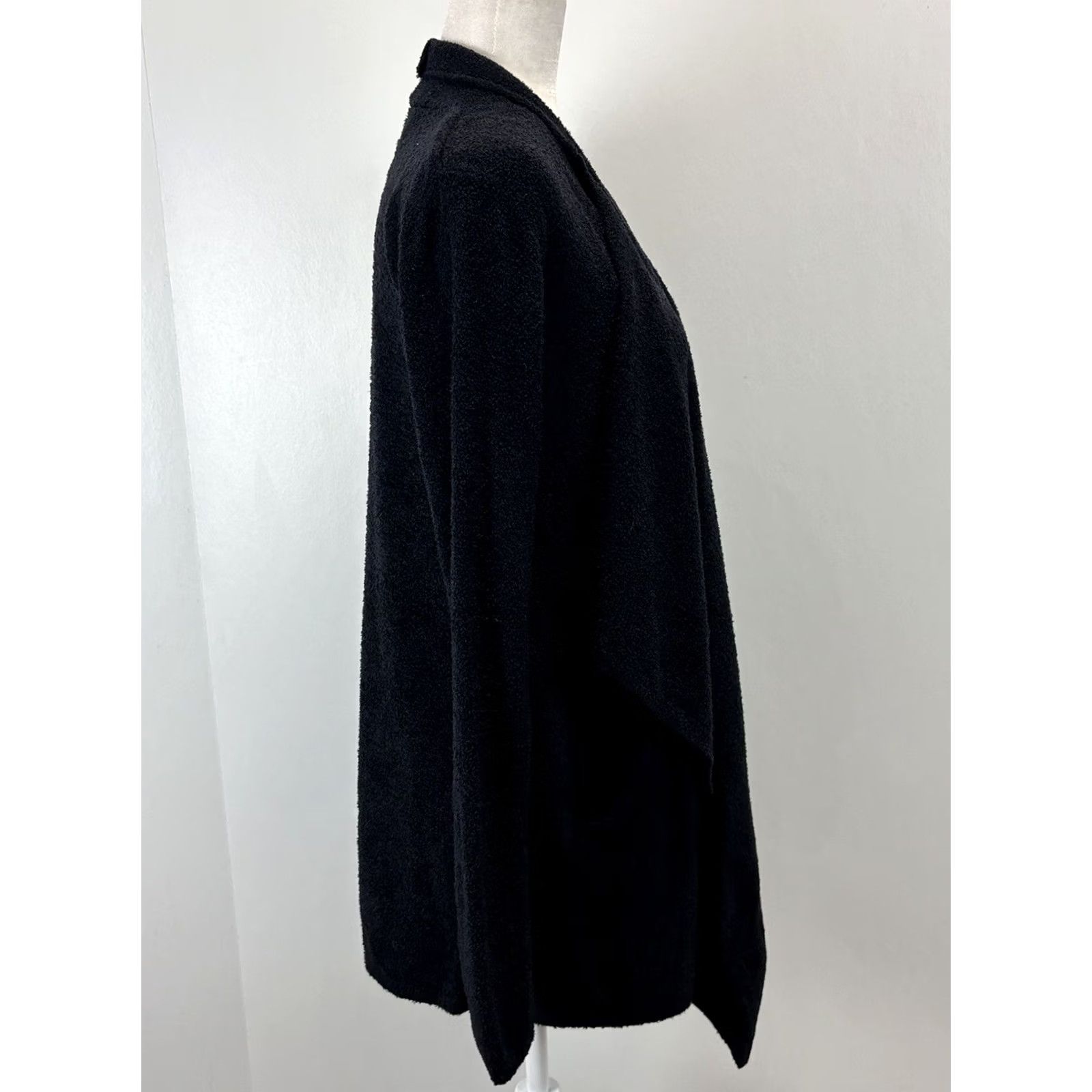 Vintage Barefoot Dreams Cozy Chic Lite Cardigan Sweater Womens Small Medium Black Open Size S / US 4 / IT 40 - 4 Thumbnail