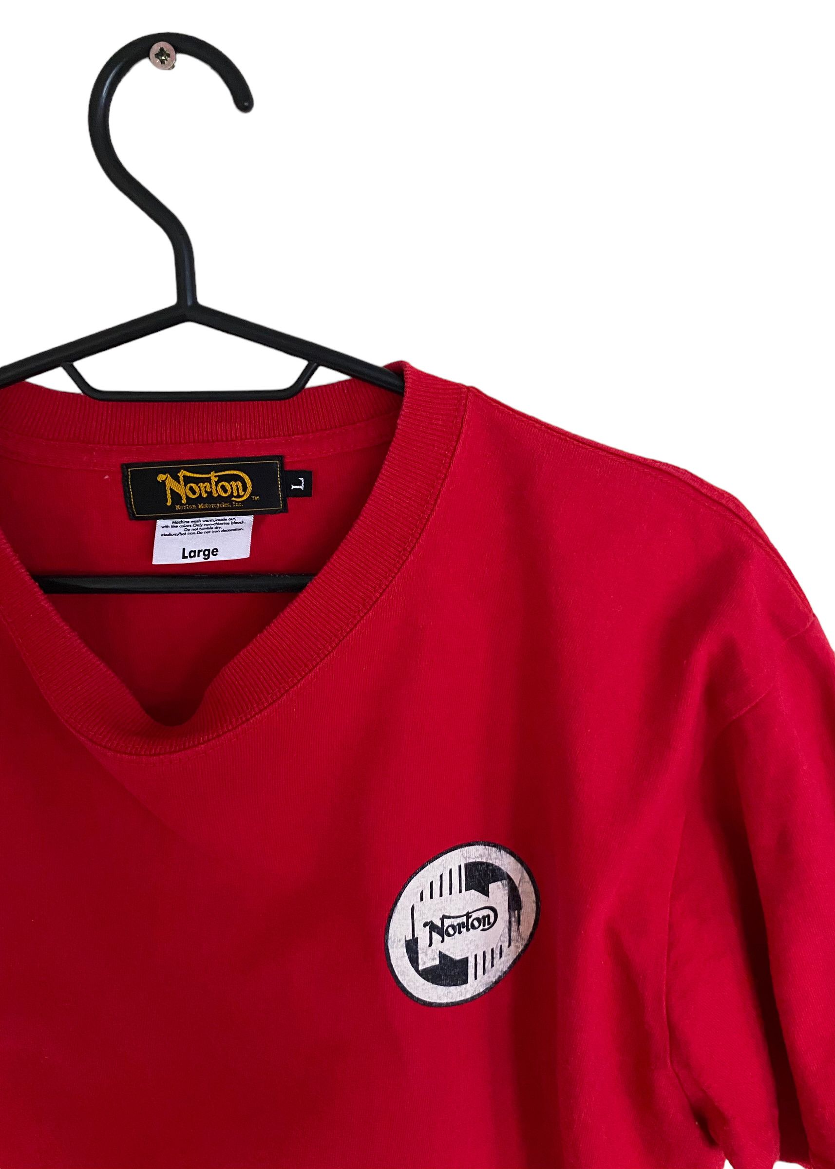 Norton × Vintage Norton Motorcycles vintage doublesided tee Size US L / EU 52-54 / 3 - 3 Thumbnail