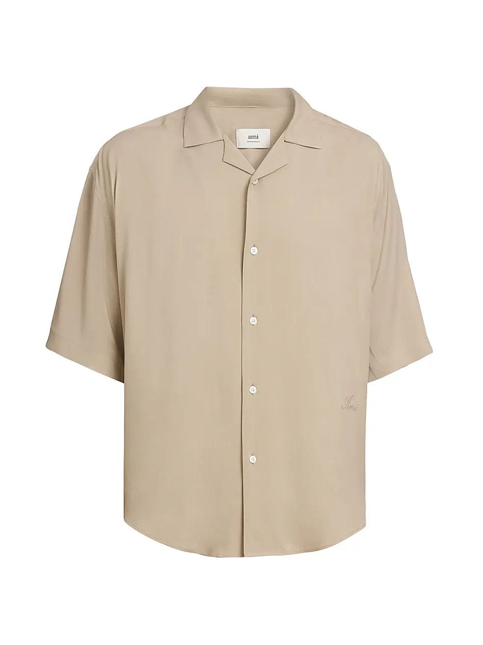 AMI os11x0226 Camp Shirt In Ivory Size US M / EU 48-50 / 2 - 1 Thumbnail