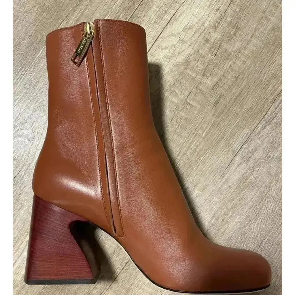 Max Mara Leather boots, Max Mara Size US 11 / IT 41 - 2 Thumbnail