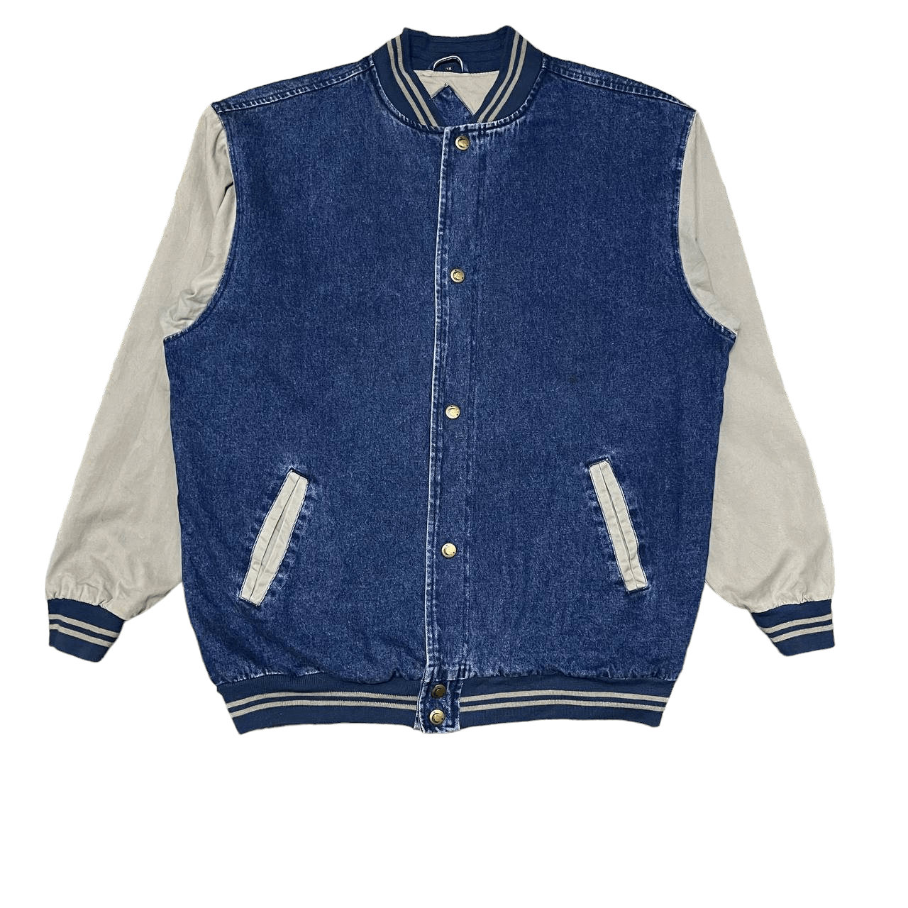 Vintage Vintage Luna Pier Dog Embroidery Denim Varsity Jacket Size US XL / EU 56 / 4 - 3 Thumbnail