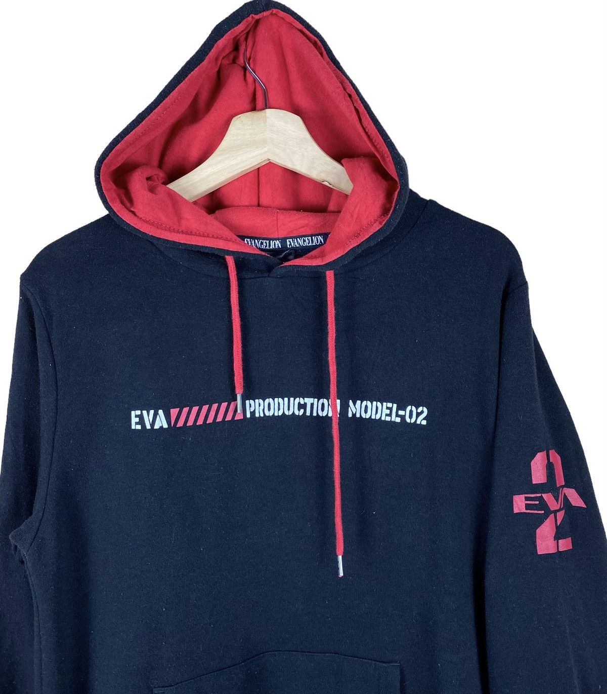 Anime × Cartoon Network × Japanese Brand NEON GENESIS EVANGELION PRODUTION 02 HOODIE Size US M / EU 48-50 / 2 - 2 Thumbnail