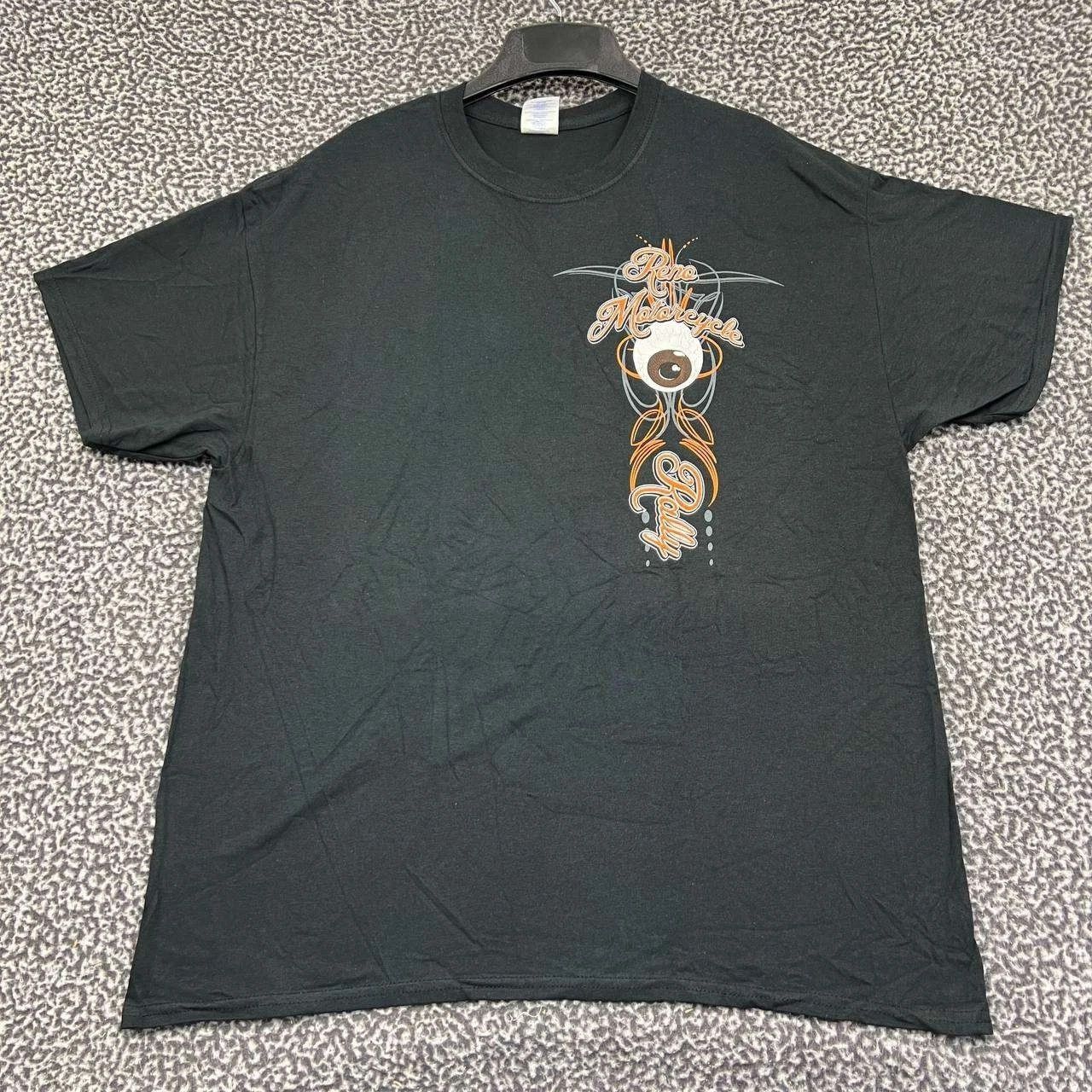 Gildan Vintage Reno Motorcycle Rally Shirt Men XL Deadstock Size US XL / EU 56 / 4 - 1 Thumbnail