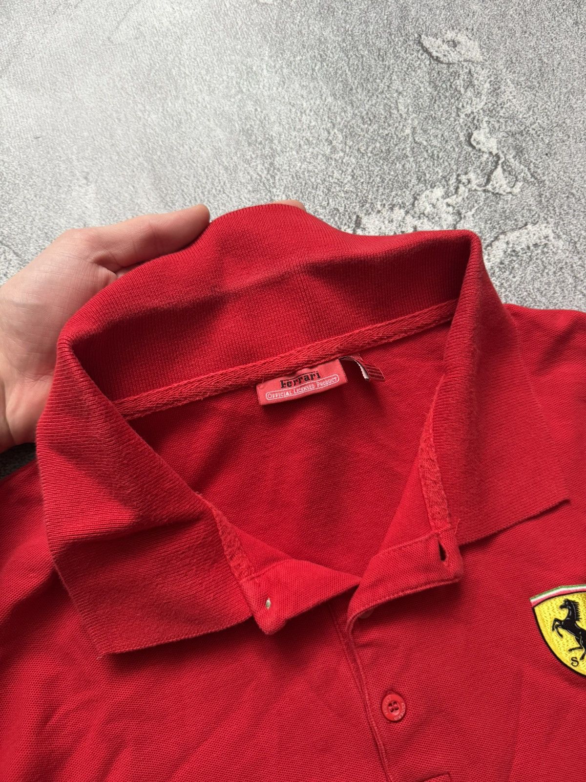 Ferrari × Vintage Ferrari XL Red polo tee T-shirt tank racing Size US XL / EU 56 / 4 - 10 Thumbnail