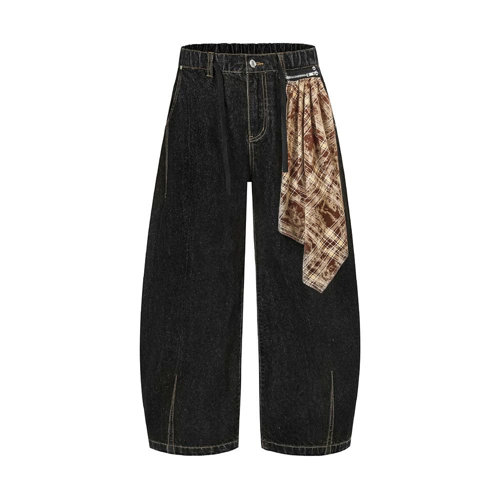 Japanese Brand × Jean American Men's Square Wide Leg Scimitar Jeans Size US 32 / EU 48 - 1 Thumbnail