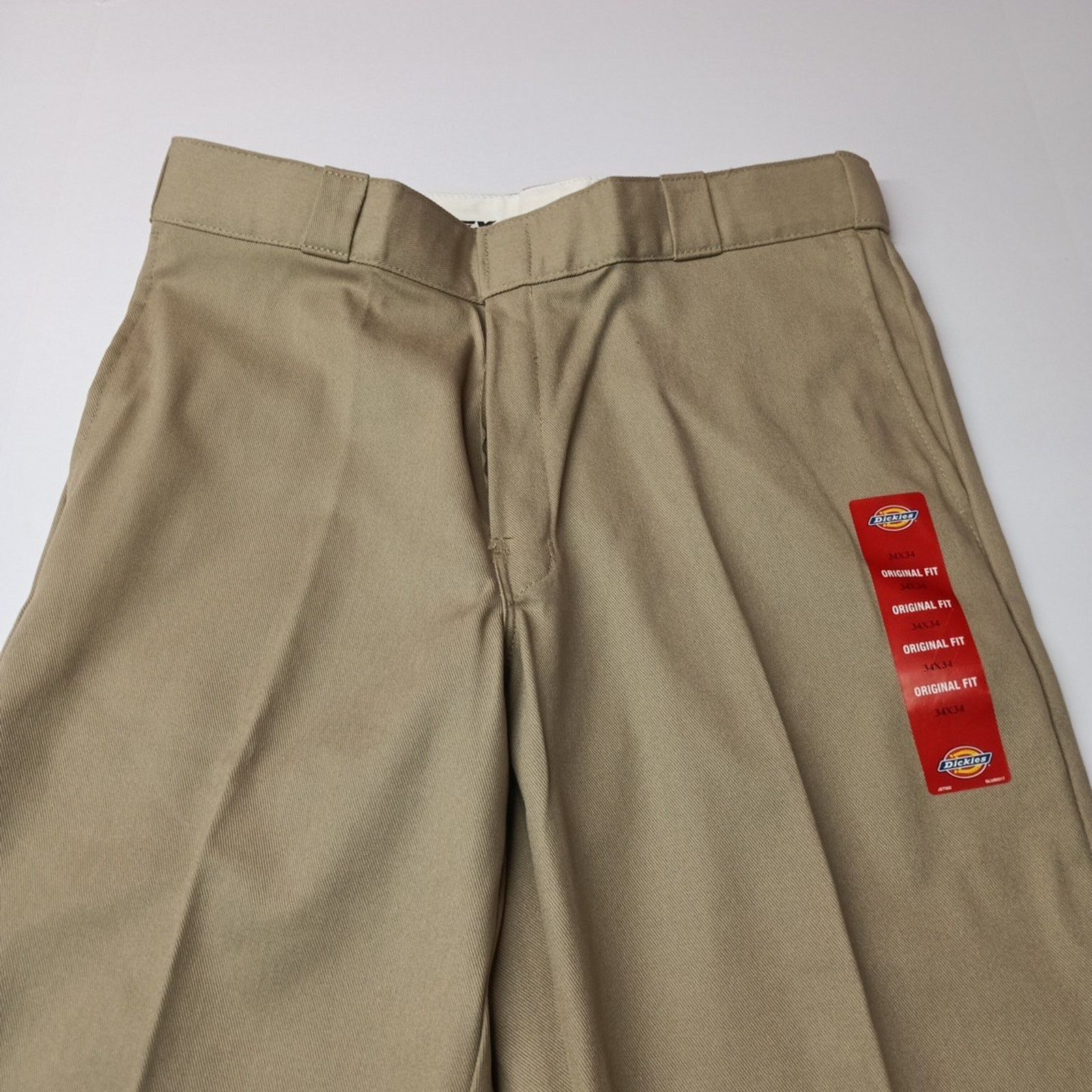 Dickies Dickies 874 Work Pants Men's 34x34 Khaki Flex Original Fit Size US 34 / EU 50 - 4 Thumbnail