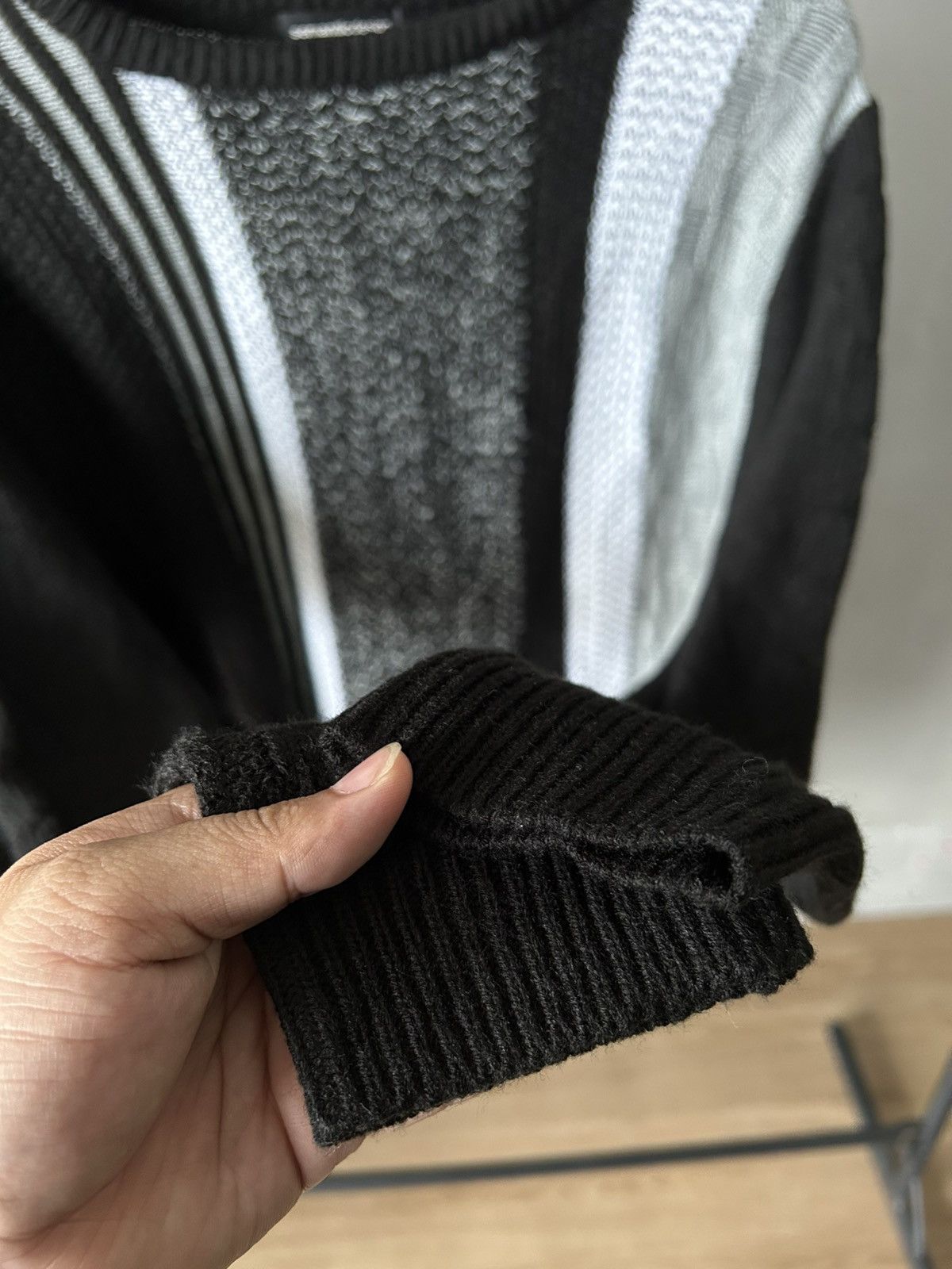 semanticdesign SemanticDesign Stripe Knit Size US L / EU 52-54 / 3 - 4 Thumbnail