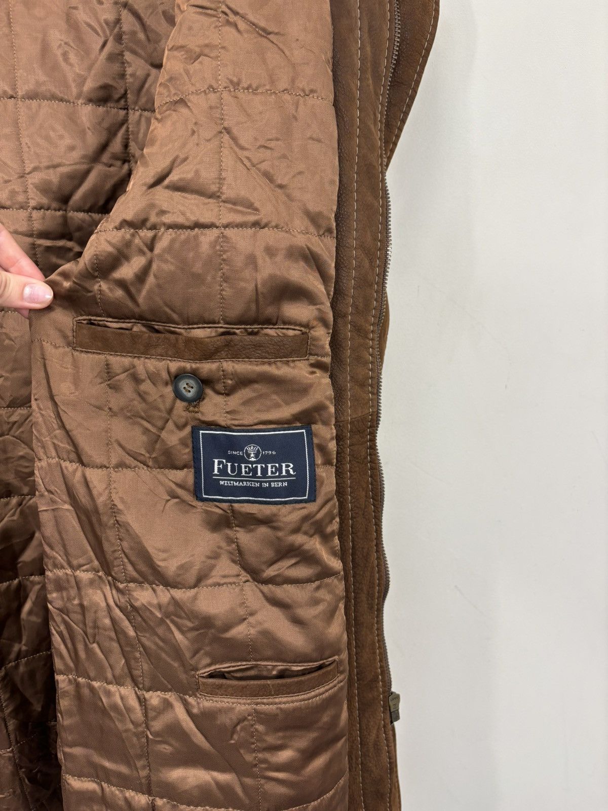 Gimo's Gimo’s Nivola Studio Brown Italian Leather Long Coat Jacket Size US L / EU 52-54 / 3 - 15 Thumbnail