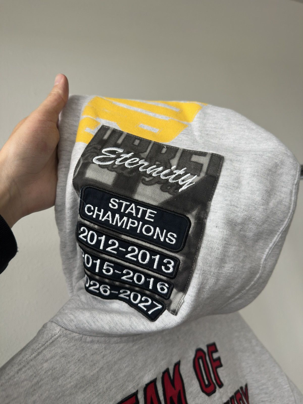 Supreme Supreme Warriors Applique Zip Up Hoodie Grey Size US L / EU 52-54 / 3 - 7 Thumbnail