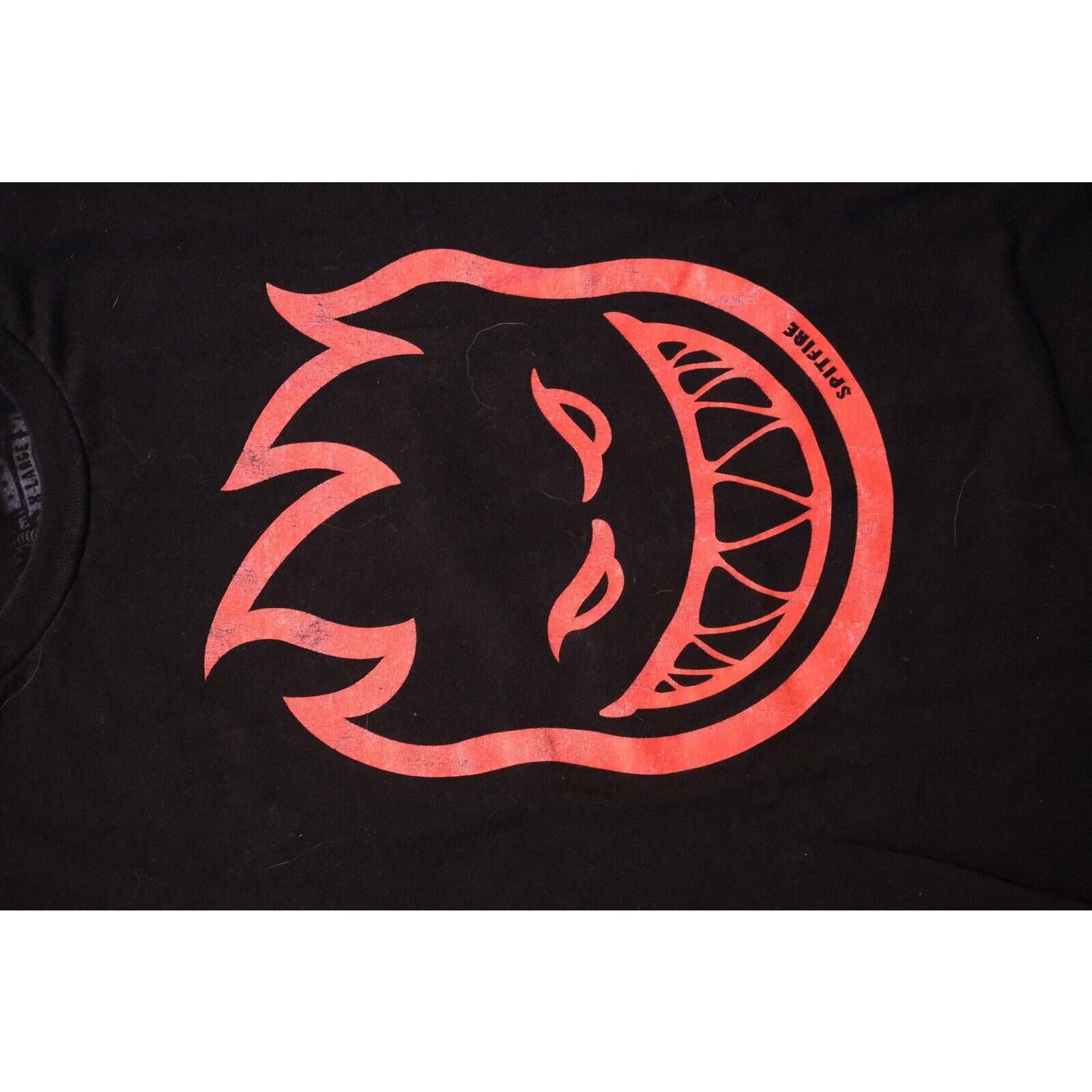 Spitfire Vintage 90s Spitfire Wheels Skate Flame Shirt XL Red Black Size US XL / EU 56 / 4 - 2 Thumbnail