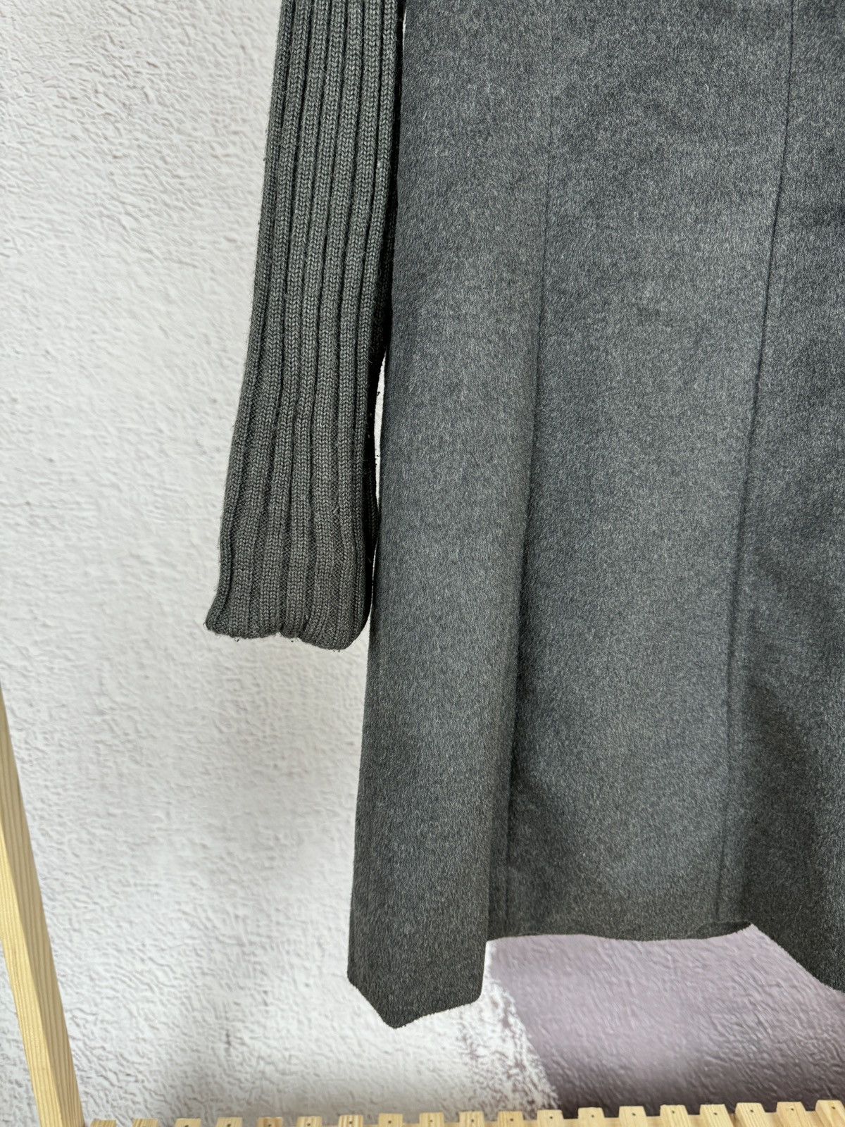 Japanese Brand A.R.T by Ofuon wool grey full zip hooded jacket coat Japan Size M / US 6-8 / IT 42-44 - 14 Thumbnail
