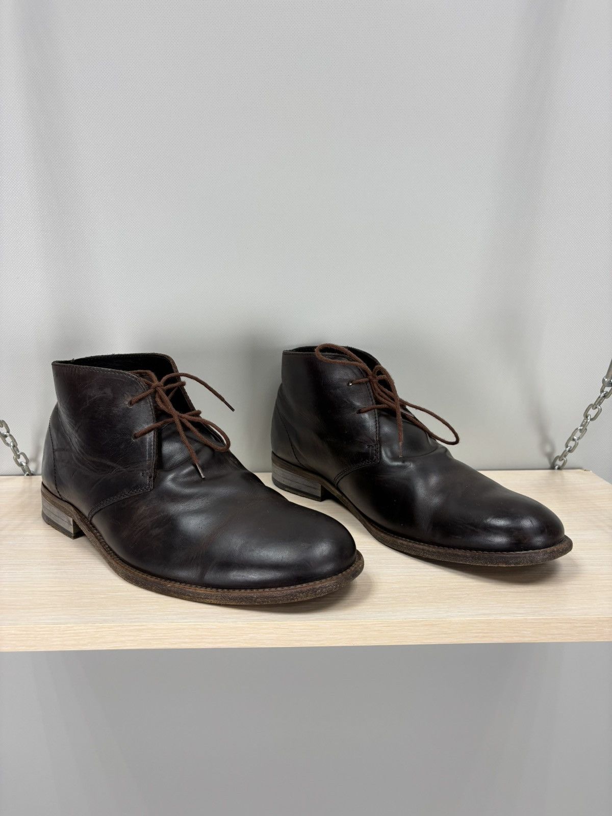 Allsaints Mens boots All Saints Size 42 Color Brown Size US 9 / EU 42 - 2 Thumbnail